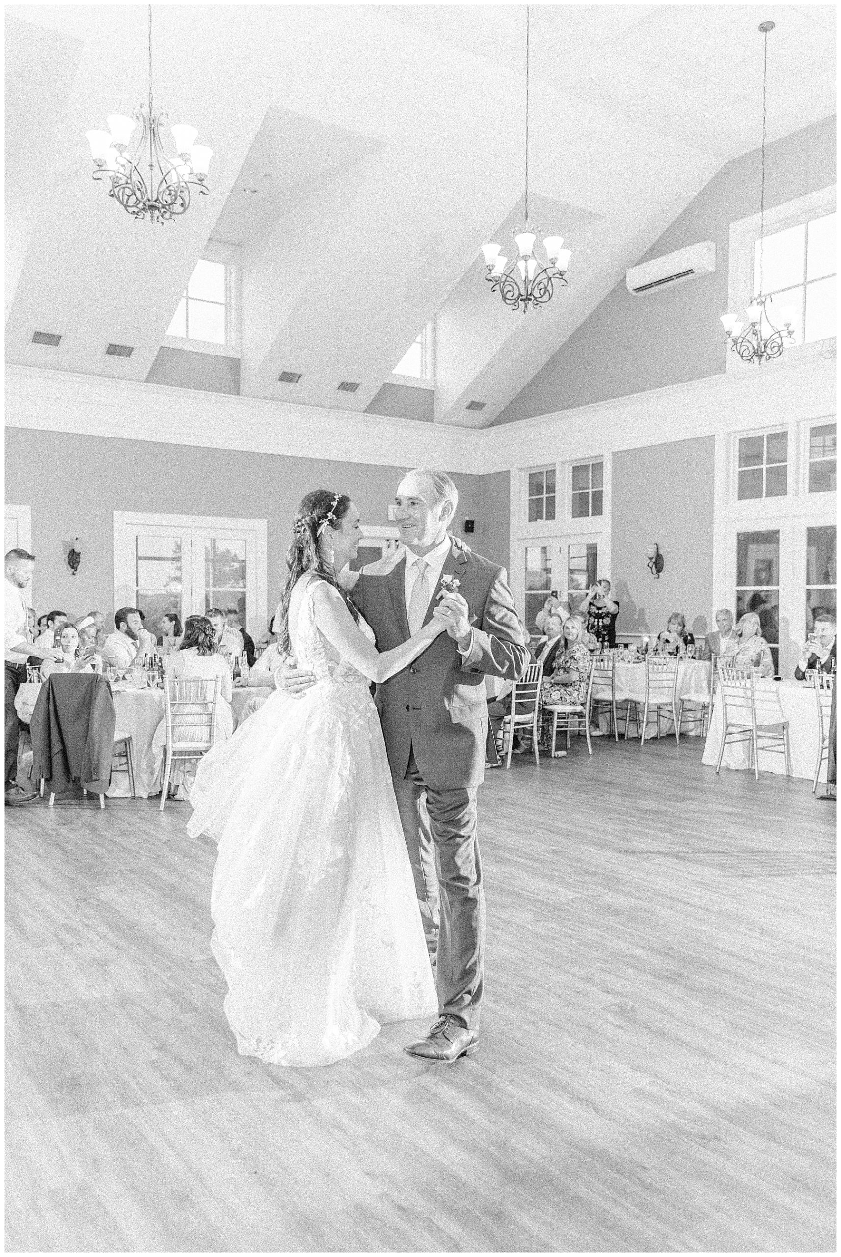 Father-Daughter dance at wedding reception