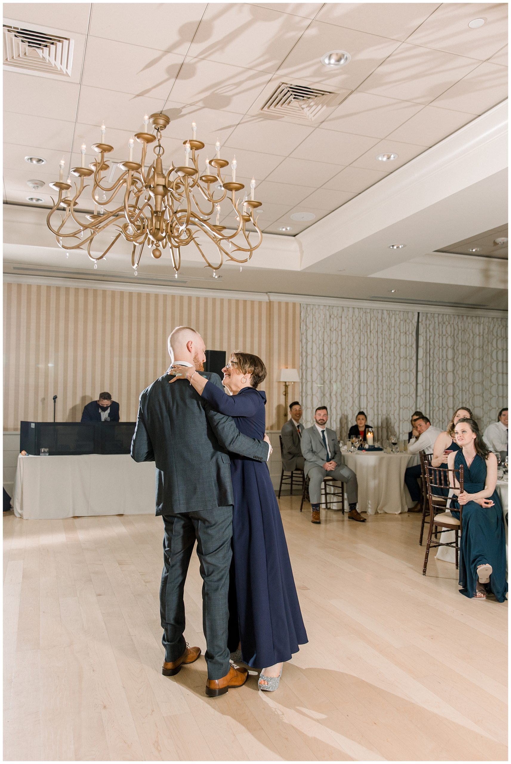 mother-son dance at Beauport Hotel wedding in Gloucester MA