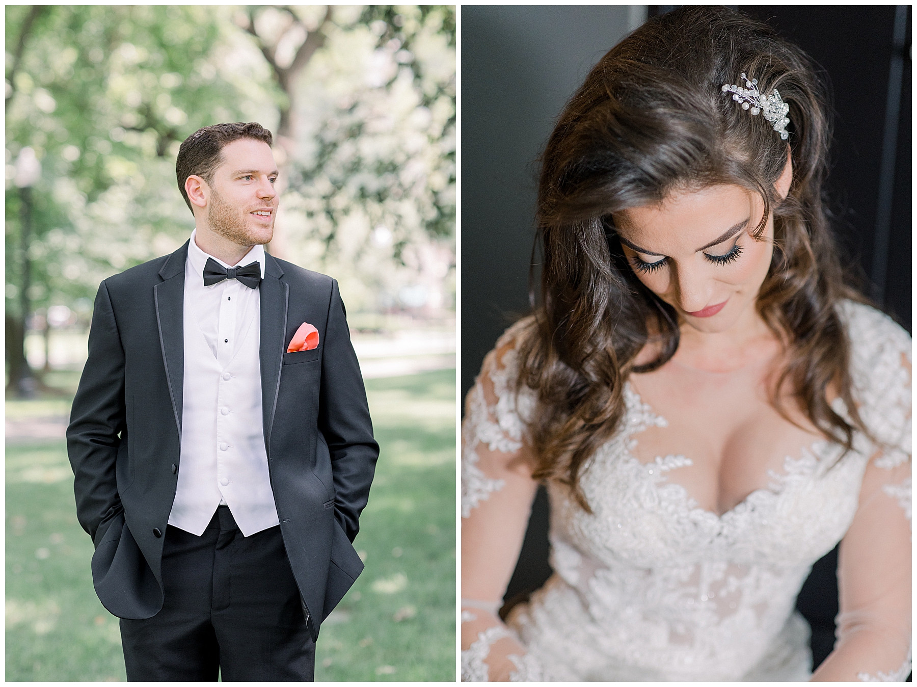 bride + groom details