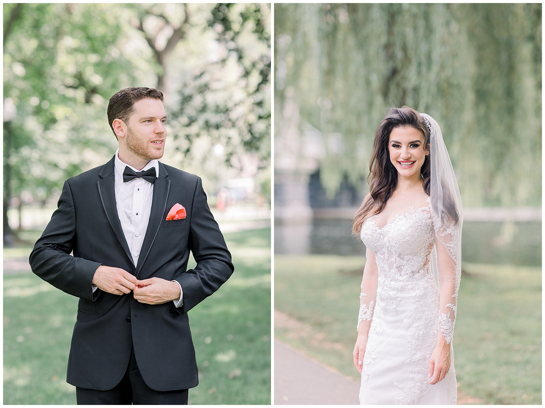 bride + groom portraits at Boston State room wedding in MA