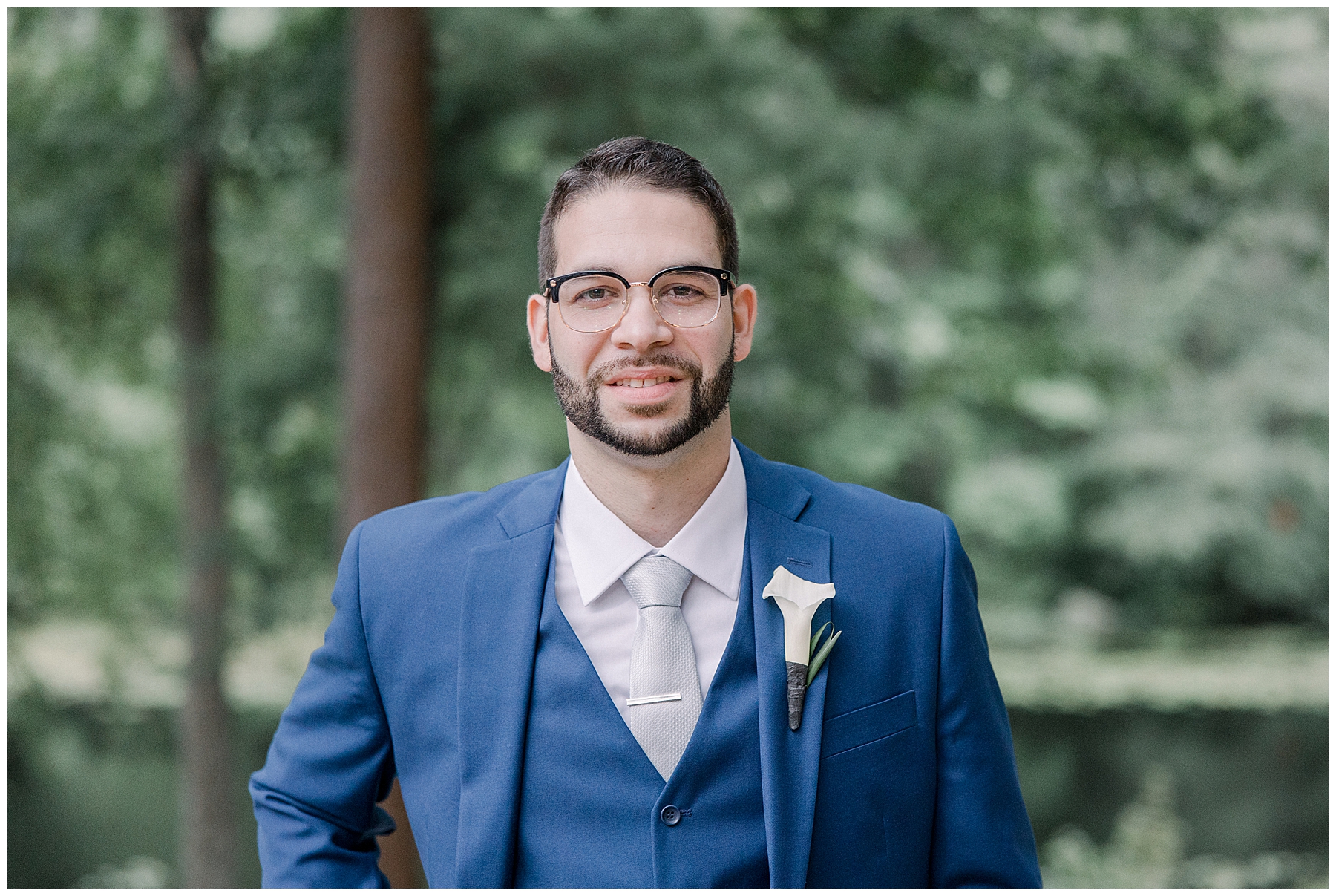 groom portraits before Lakeview Pavilion wedding in MA