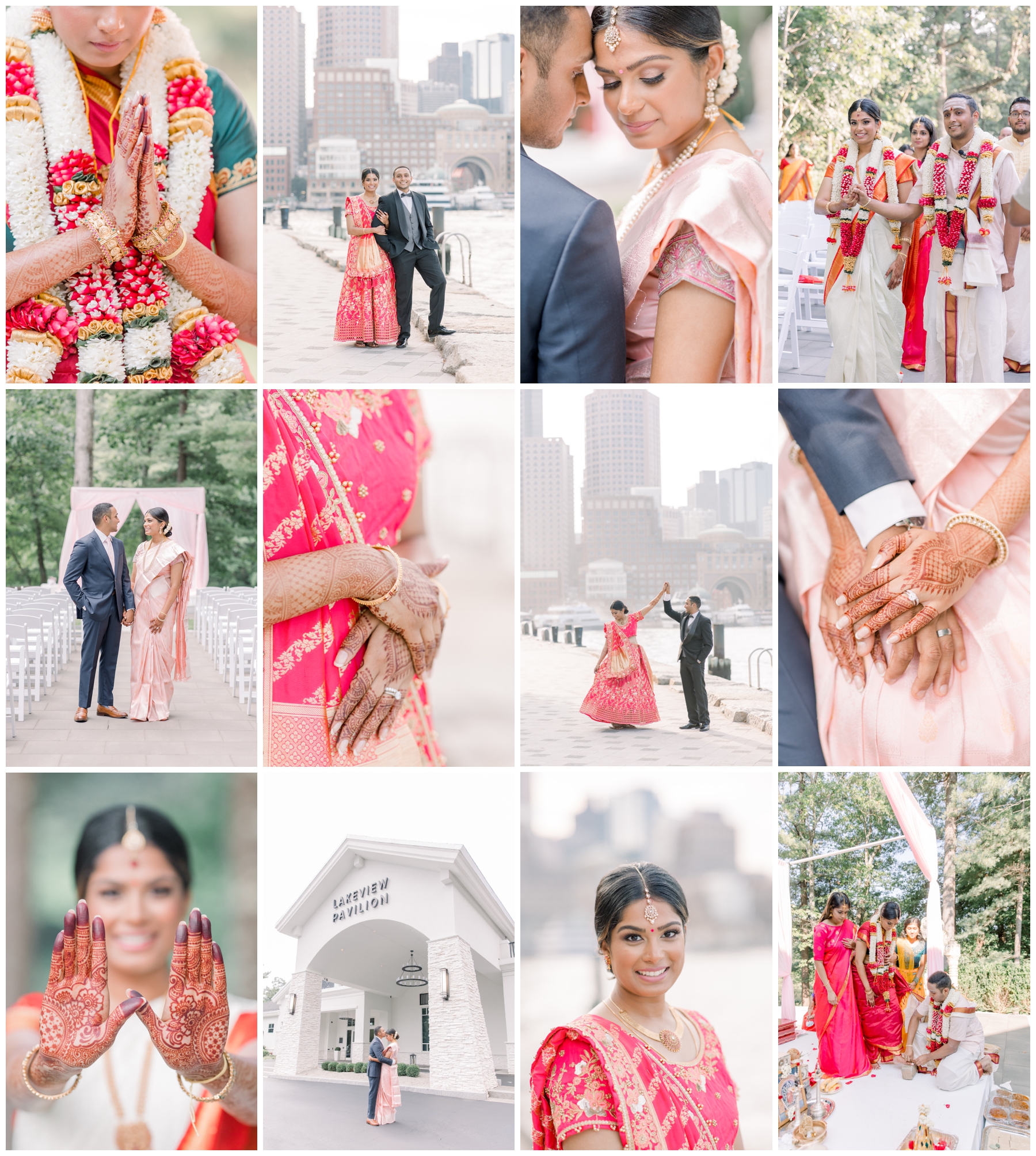 Boston MA Indian Wedding at Lakeview Pavilion by Boston Indian Wedding Photographer