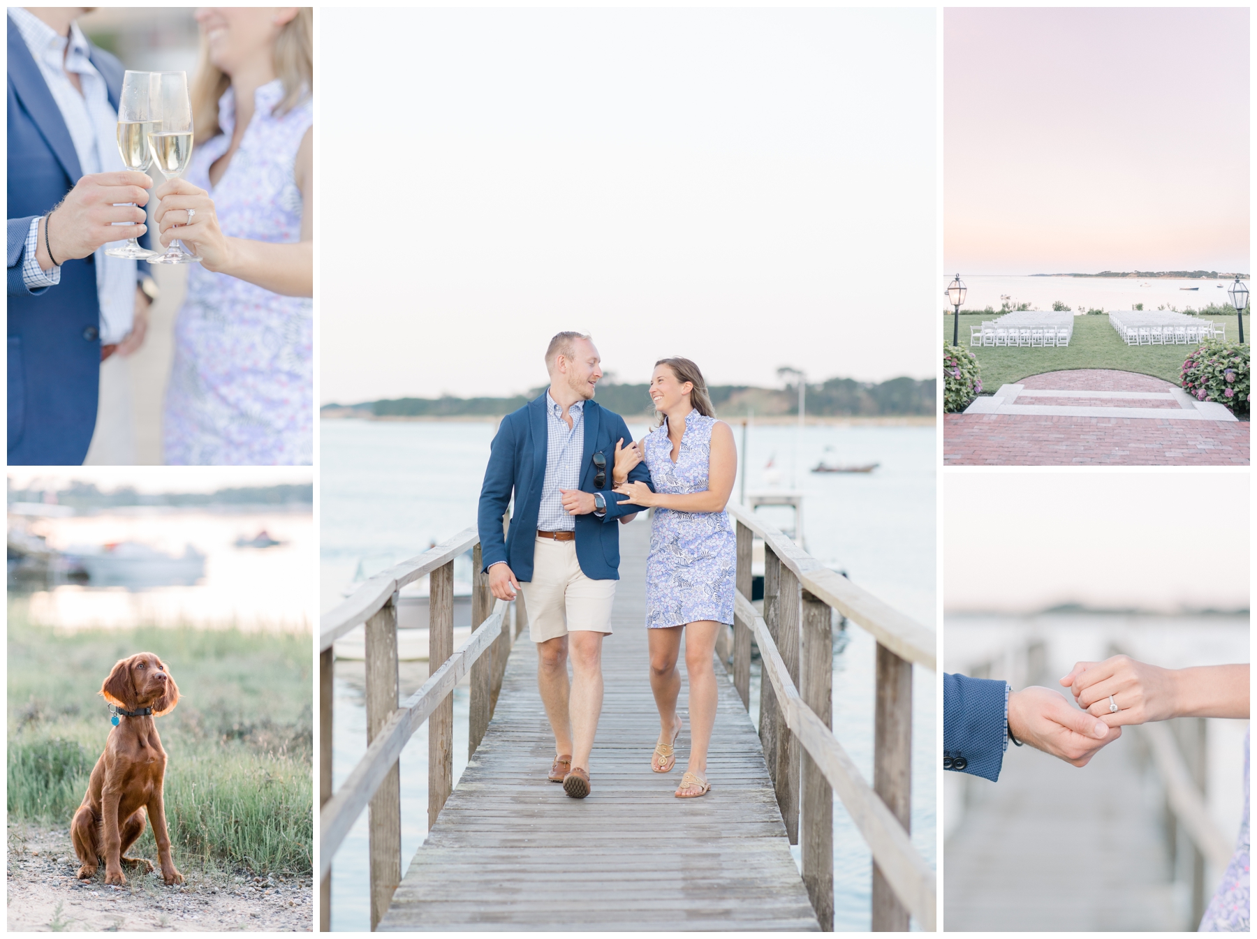 Cape Cod Engagement Session at Wequassett Resort and Golf Club 