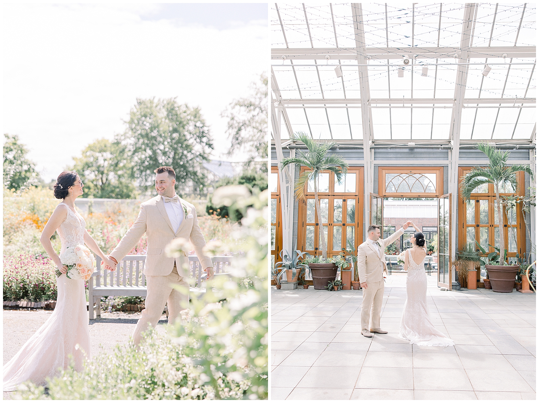 Epic Wedding photos from Tower Hill Botanic Garden Wedding