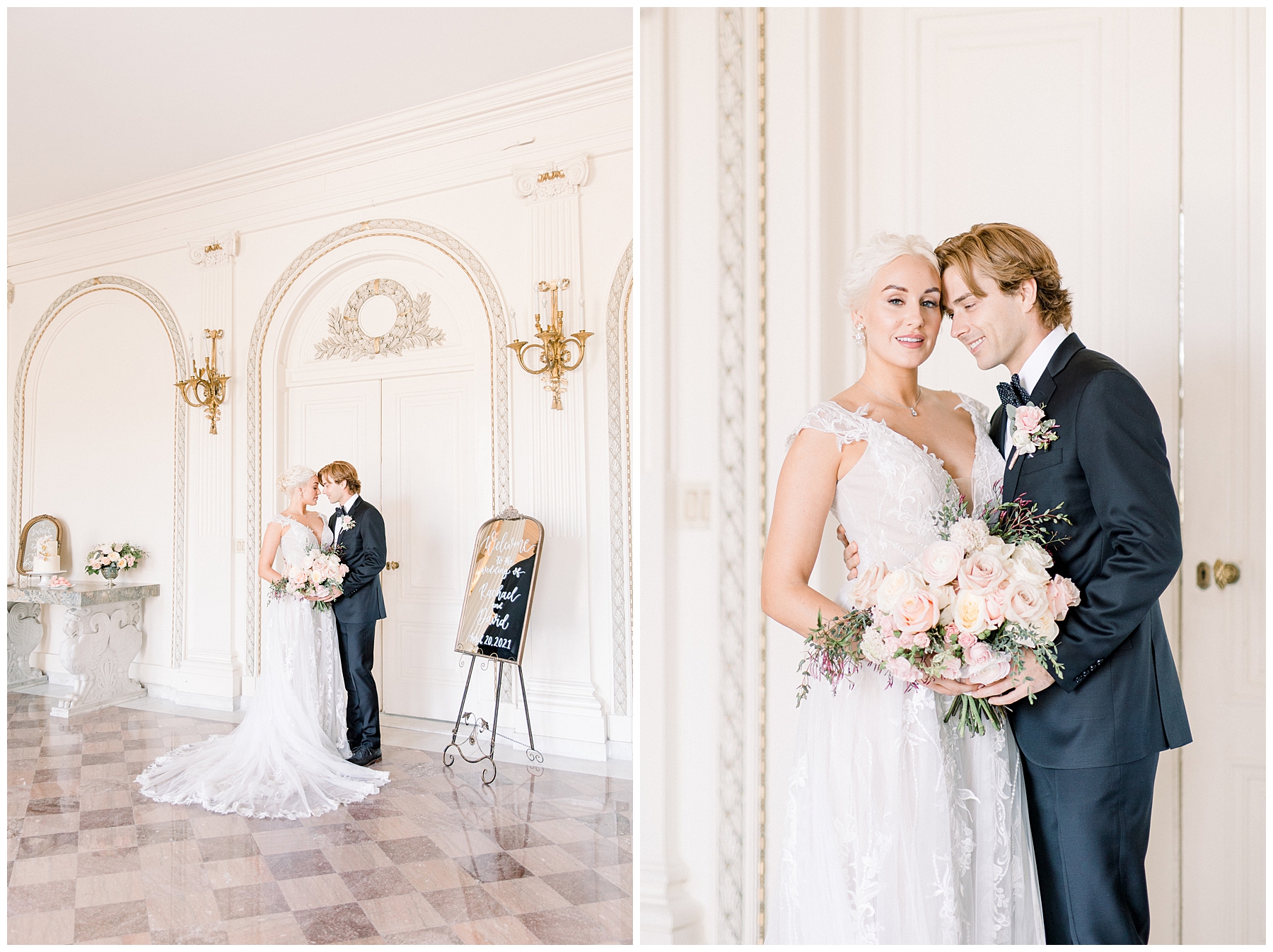 bride and groom portraits by Boston wedding photographer Stephanie Berenson Photography 