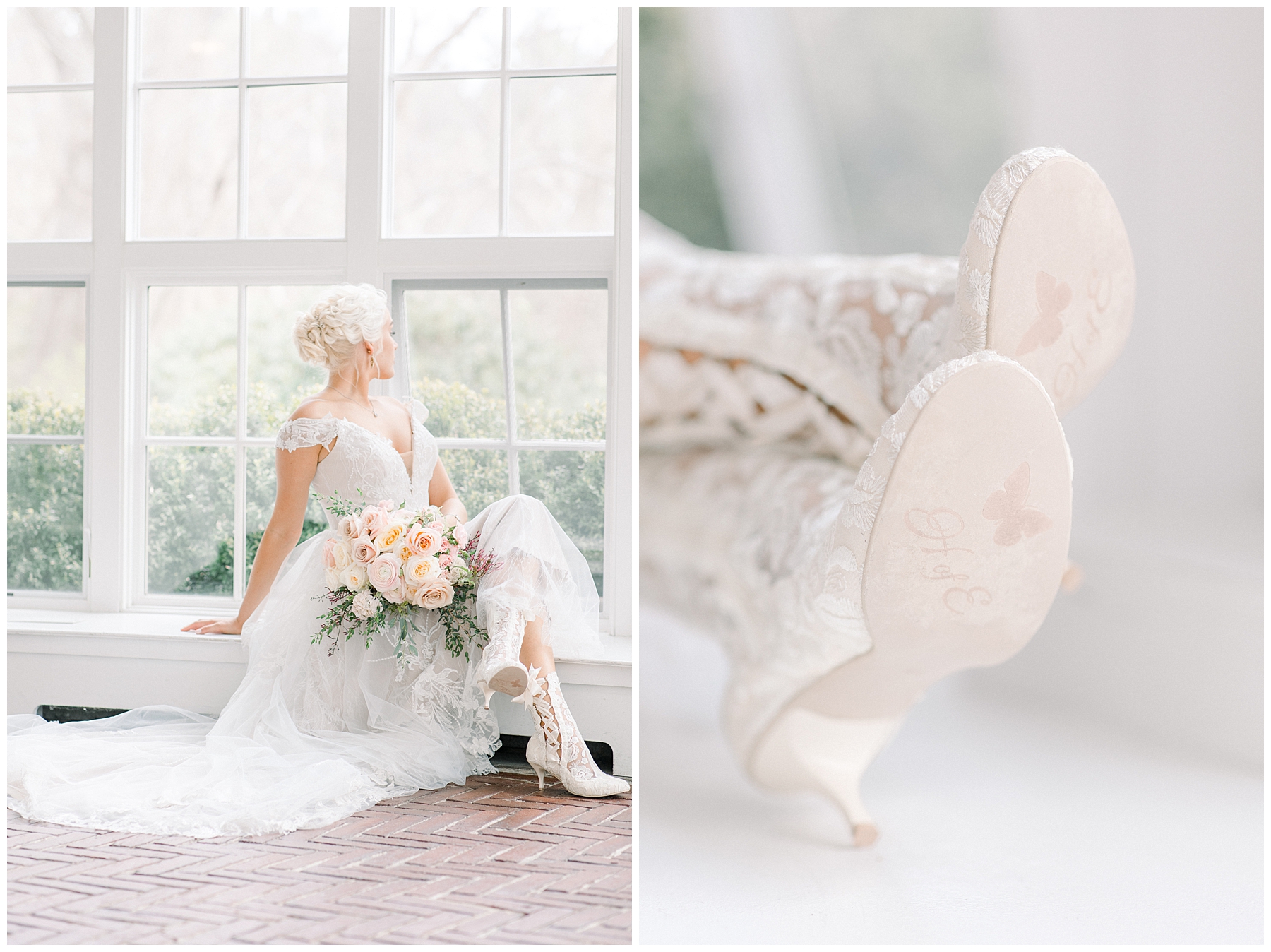 Bride details from MA wedding at Tupper Manor