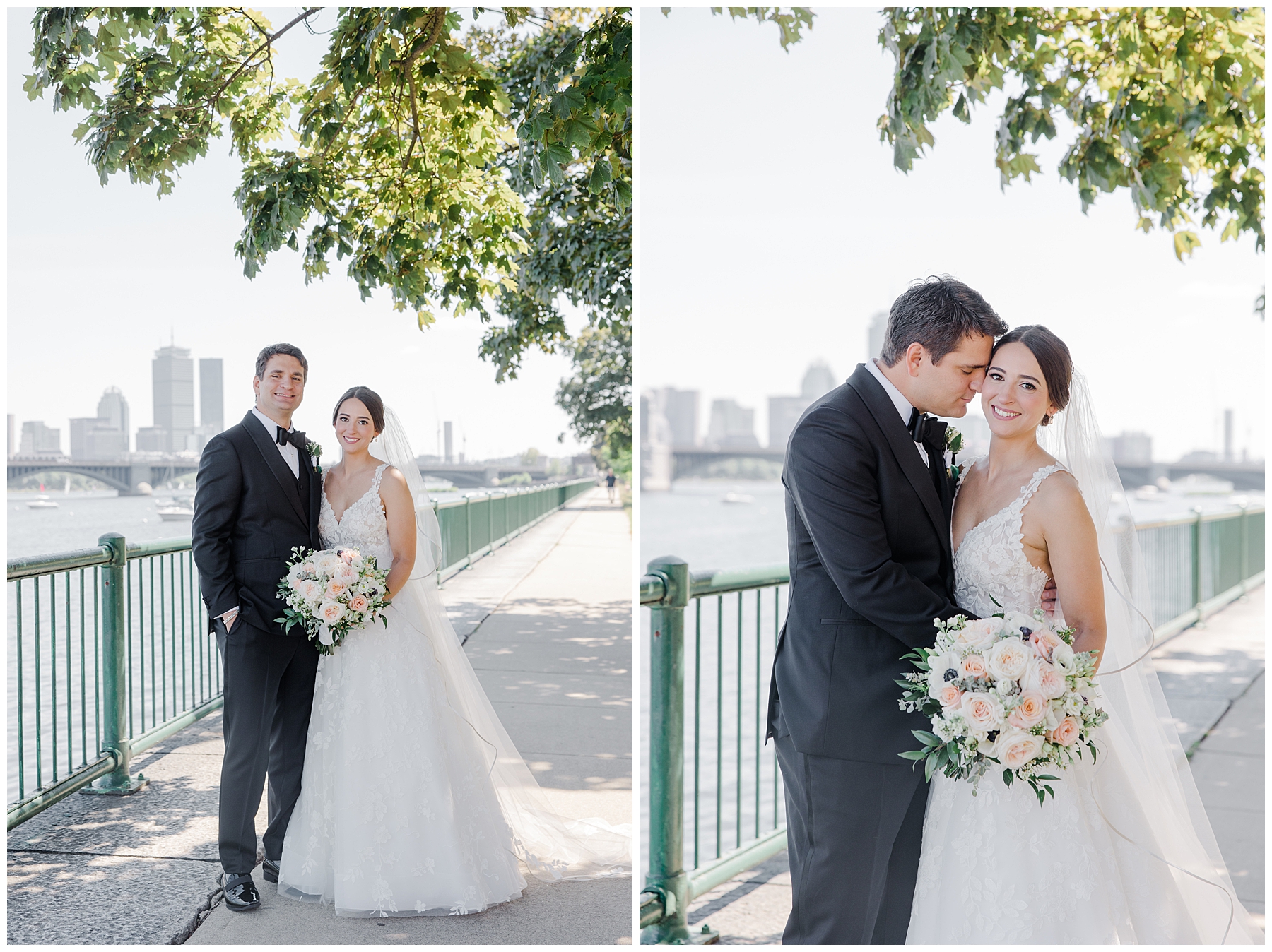 light and airy wedding portraits 