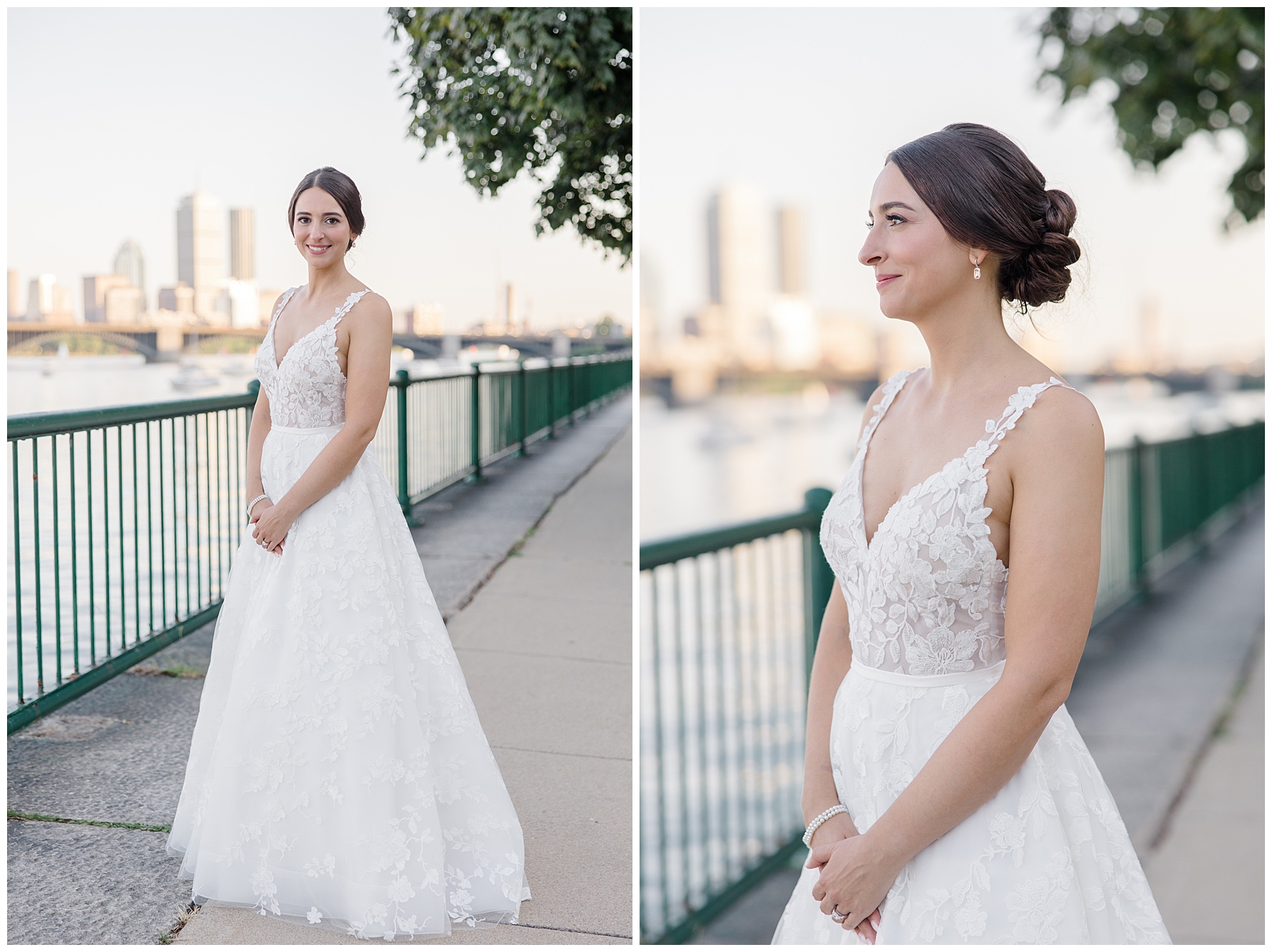 bride portraits by Boston Cityscape 