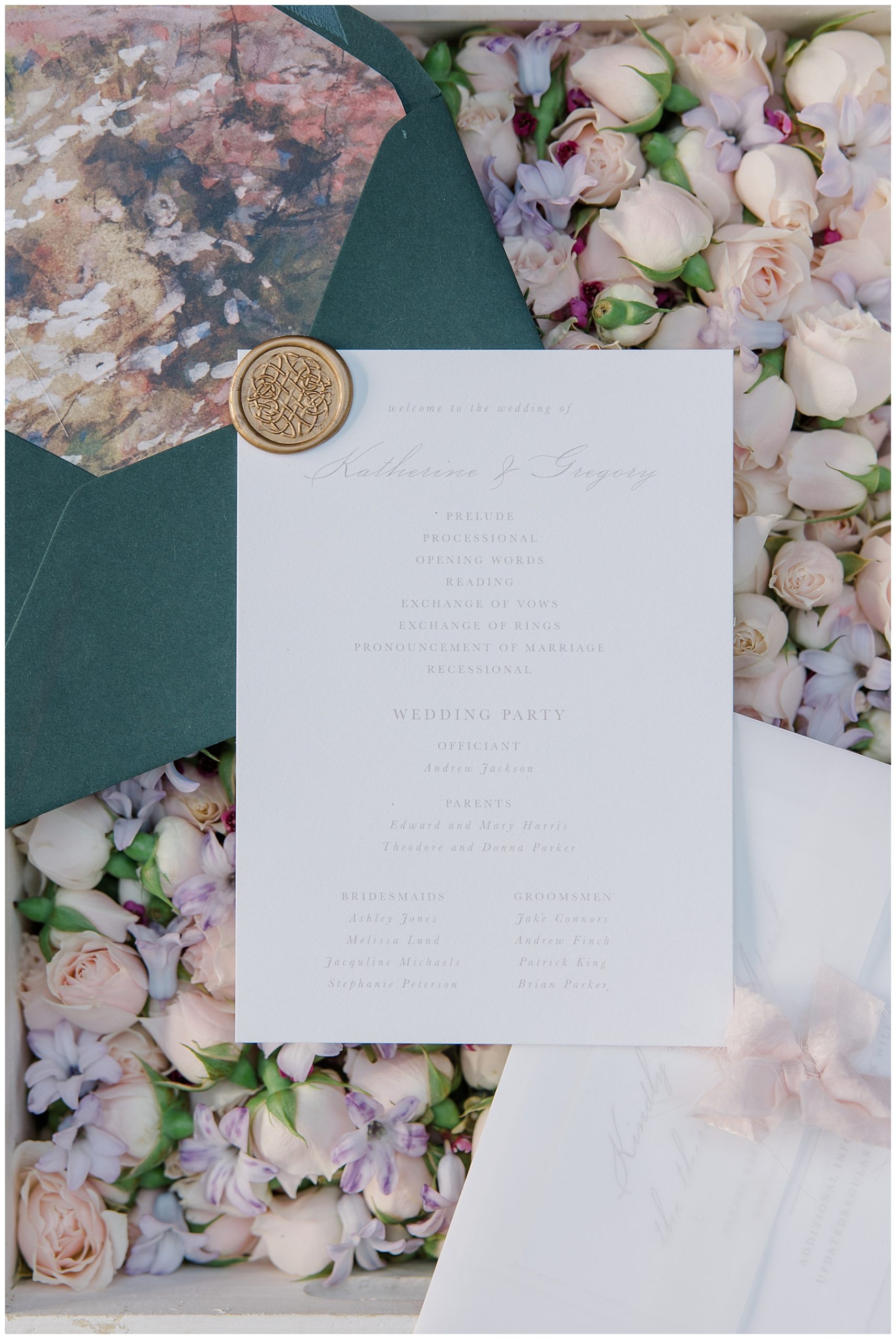 elegant invitations to Dreamy Scotland in the Spring inspired Willowdale Estate Wedding