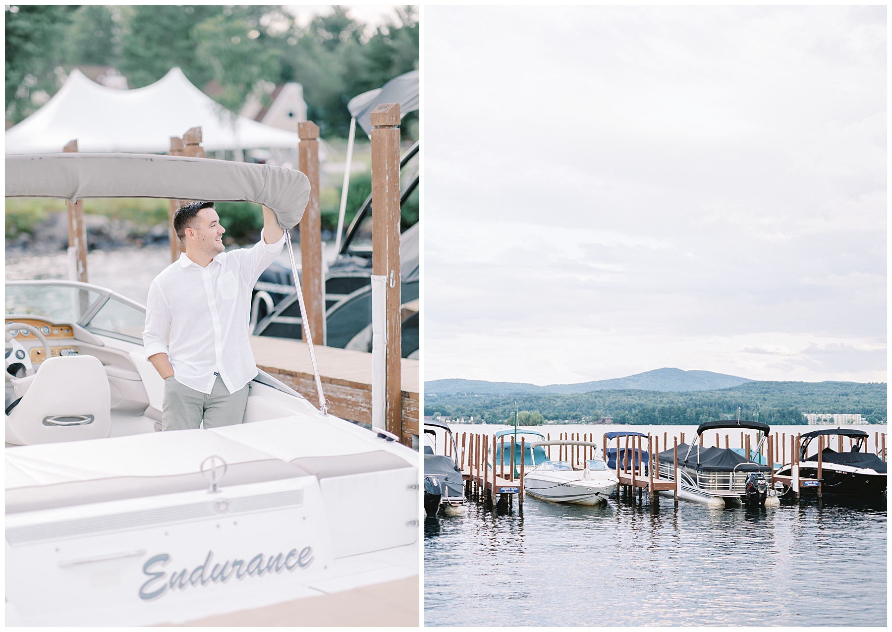 nautical engagement session in New Hampshire
