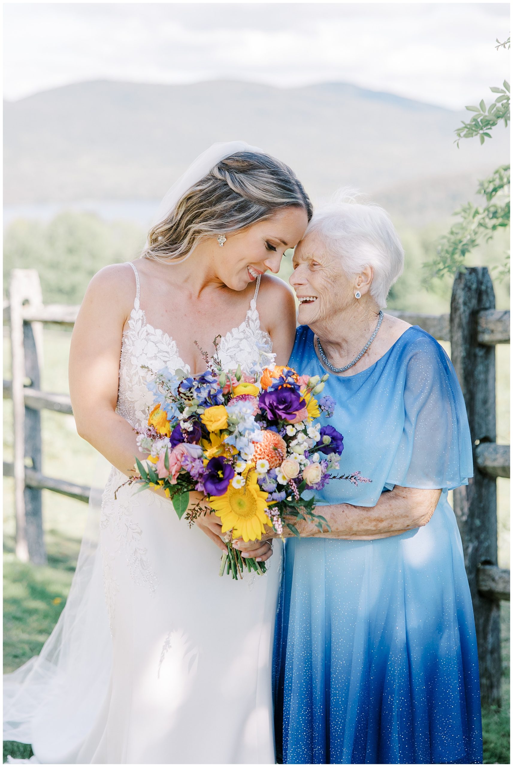 bride with grandmother