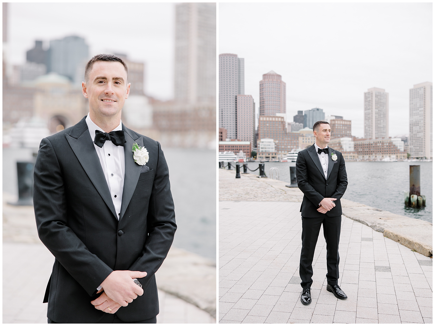 groom portraits in downtown Boston
