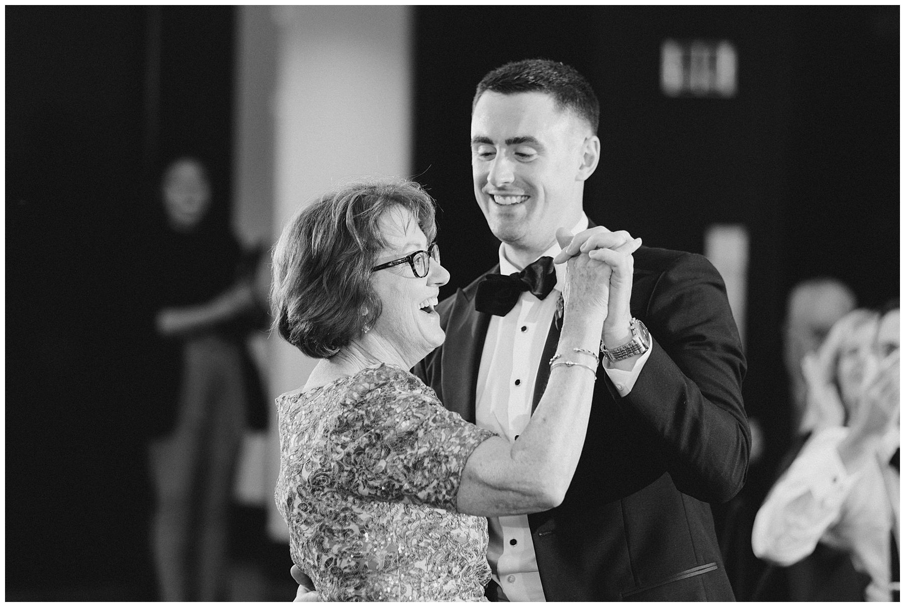mother-son dance at Boston City Dream Wedding at The State Room: A Longwood Venue