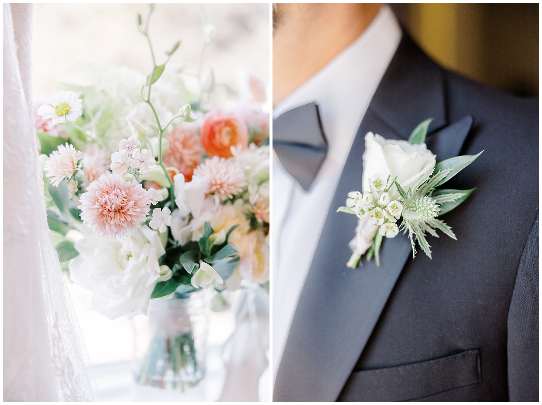 bright and elegant wedding flowers