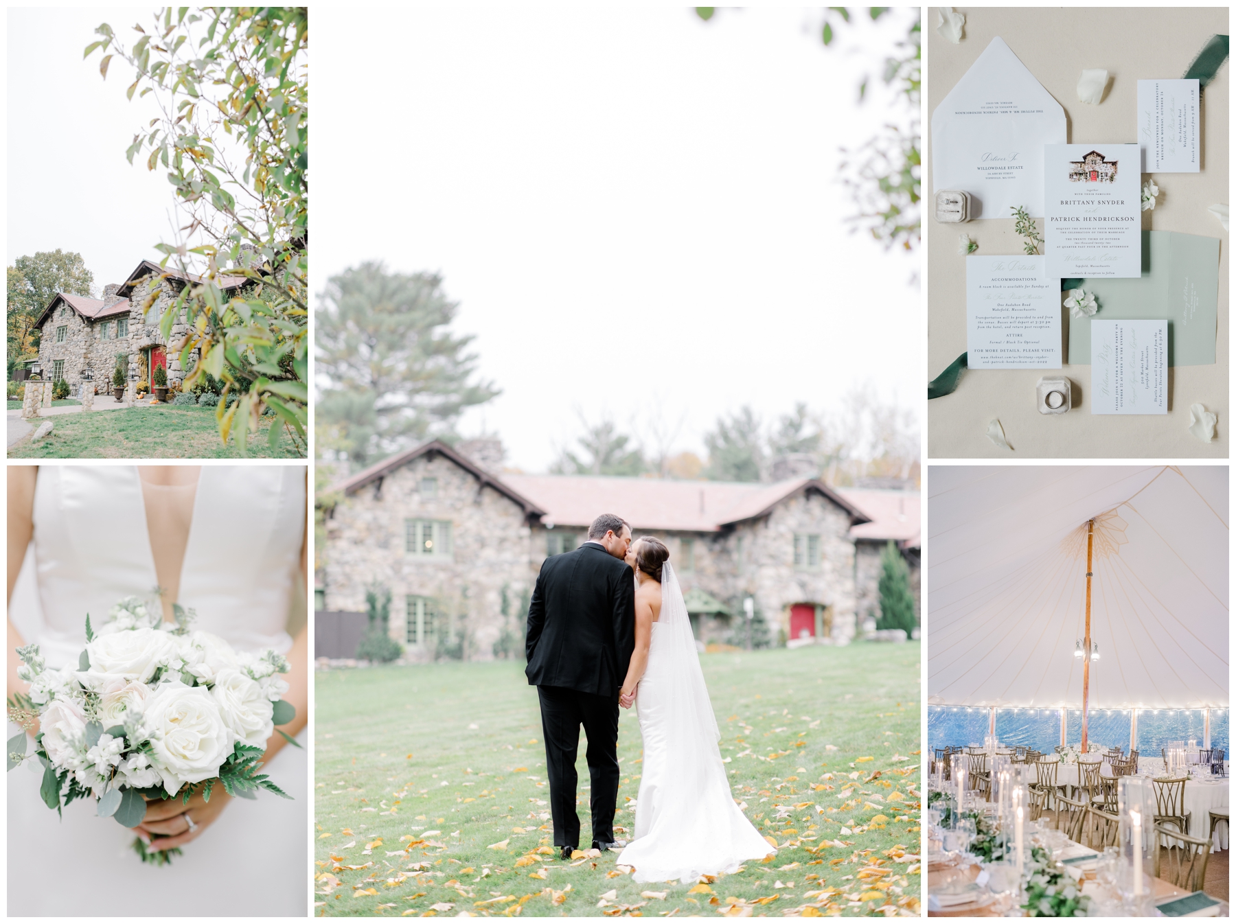 Willowdale Estate Fall Wedding by Boston Wedding Photographer