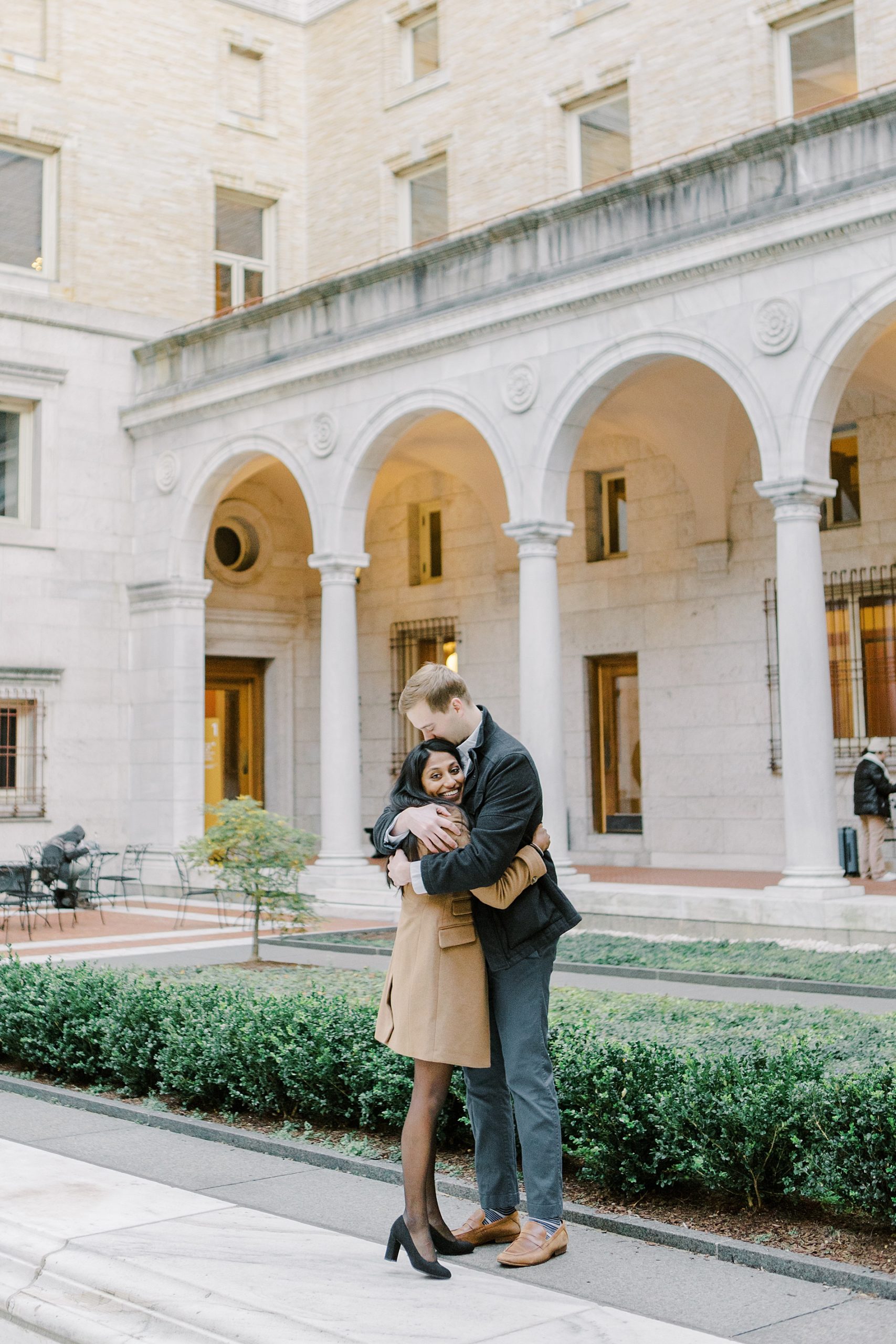 surprise proposal at the Boston Public Library
