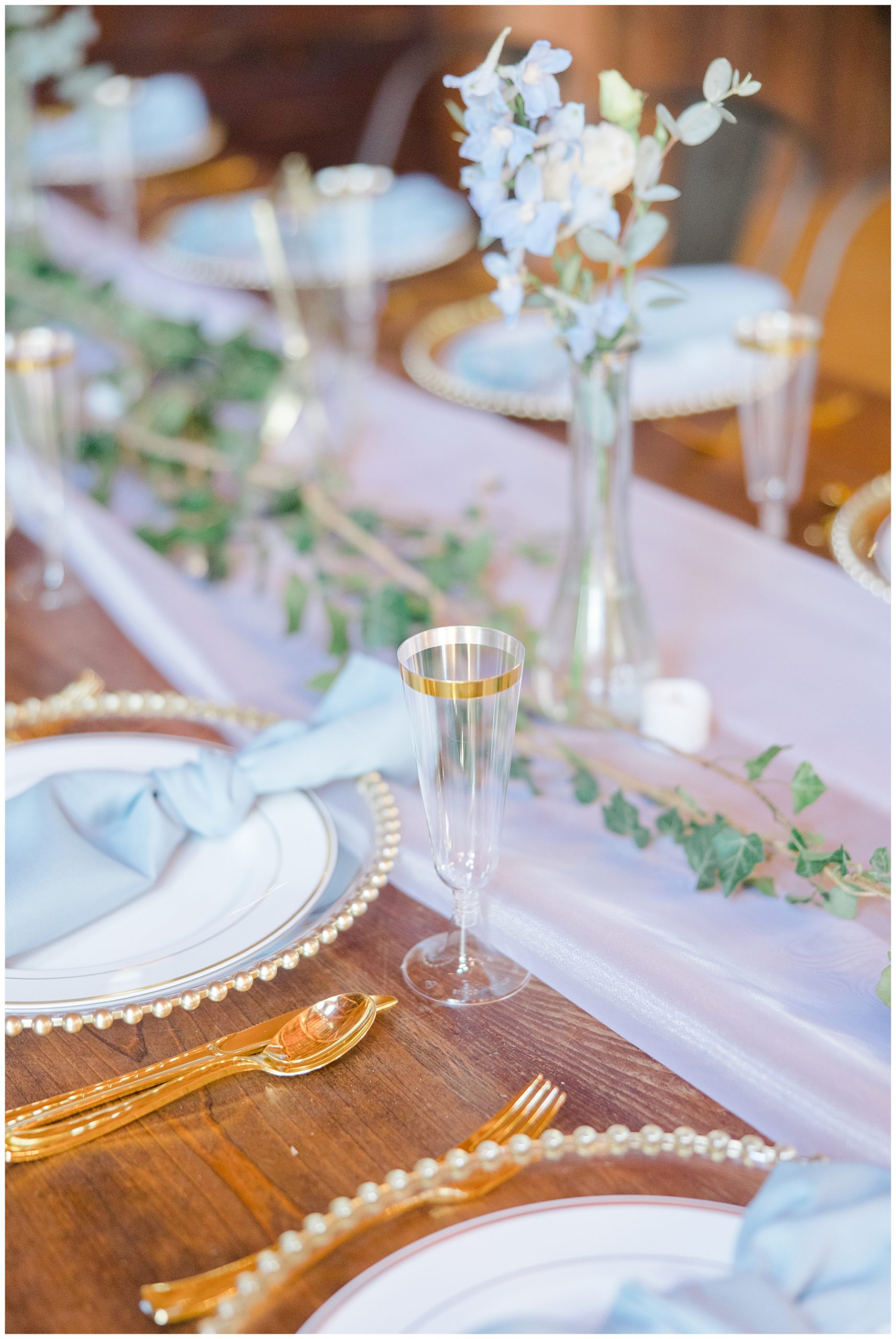 table settings and details 