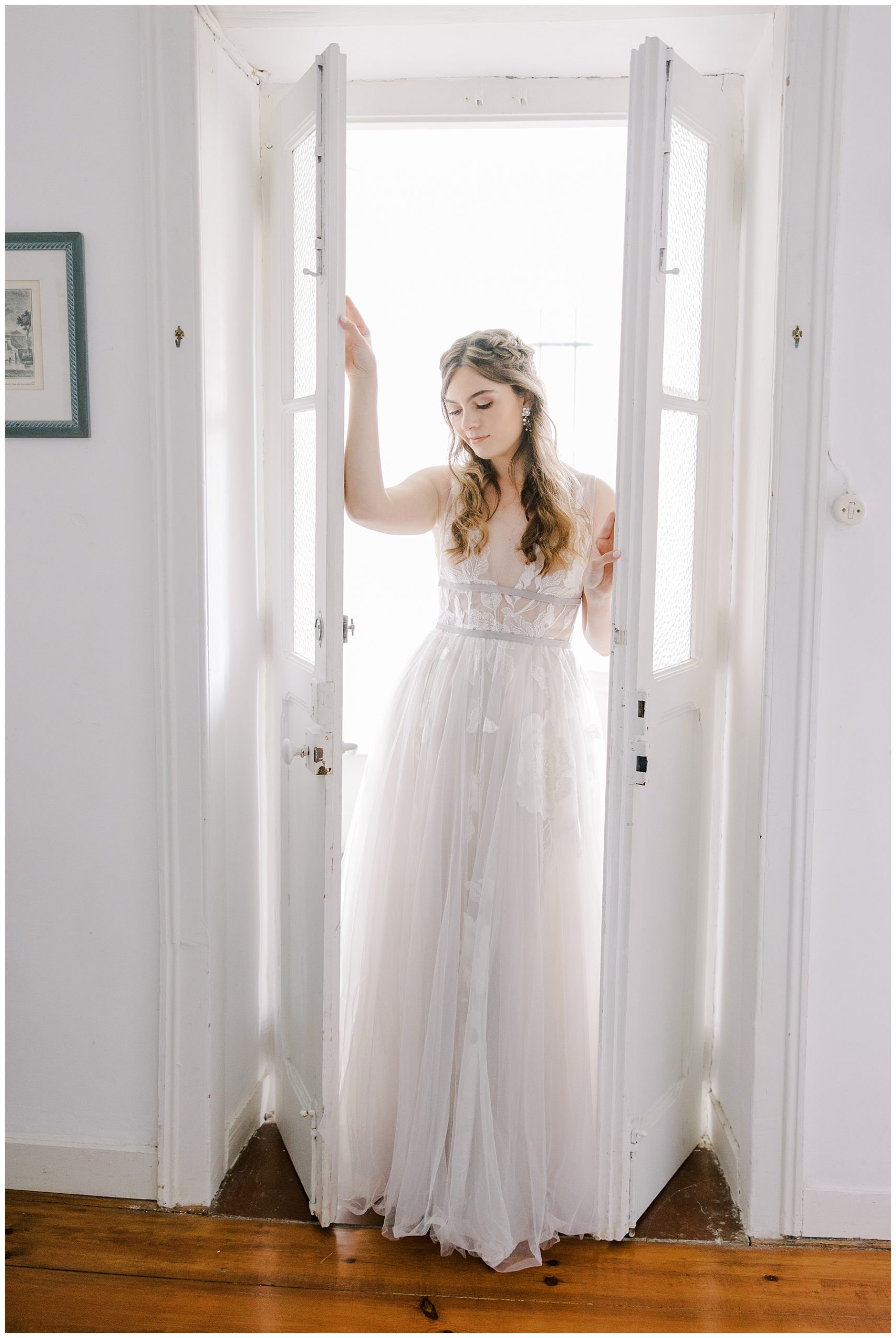 bride in doorway 
