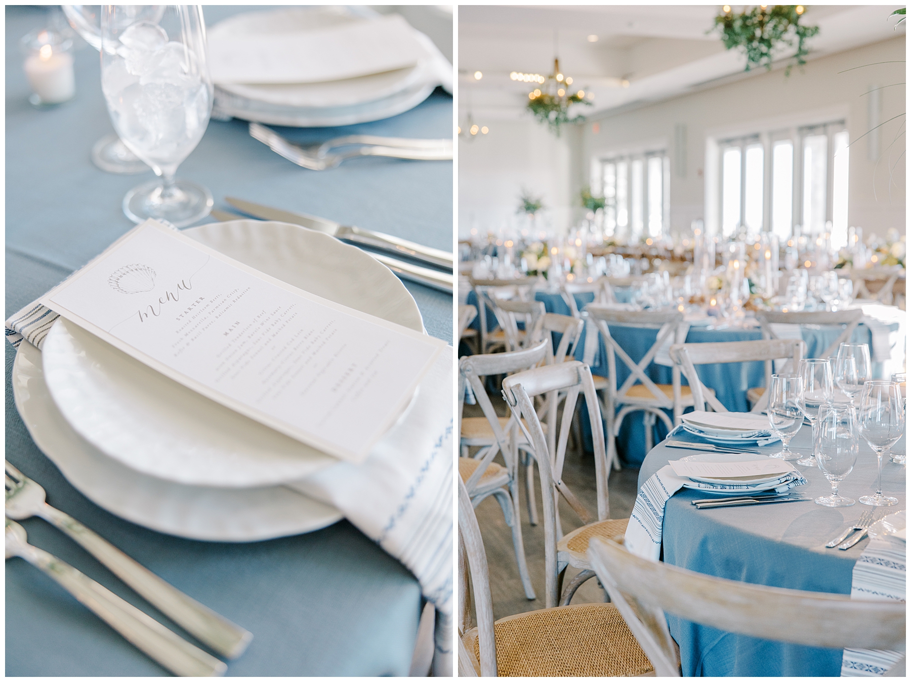 modern and elegant wedding reception at Pelham House Resort 