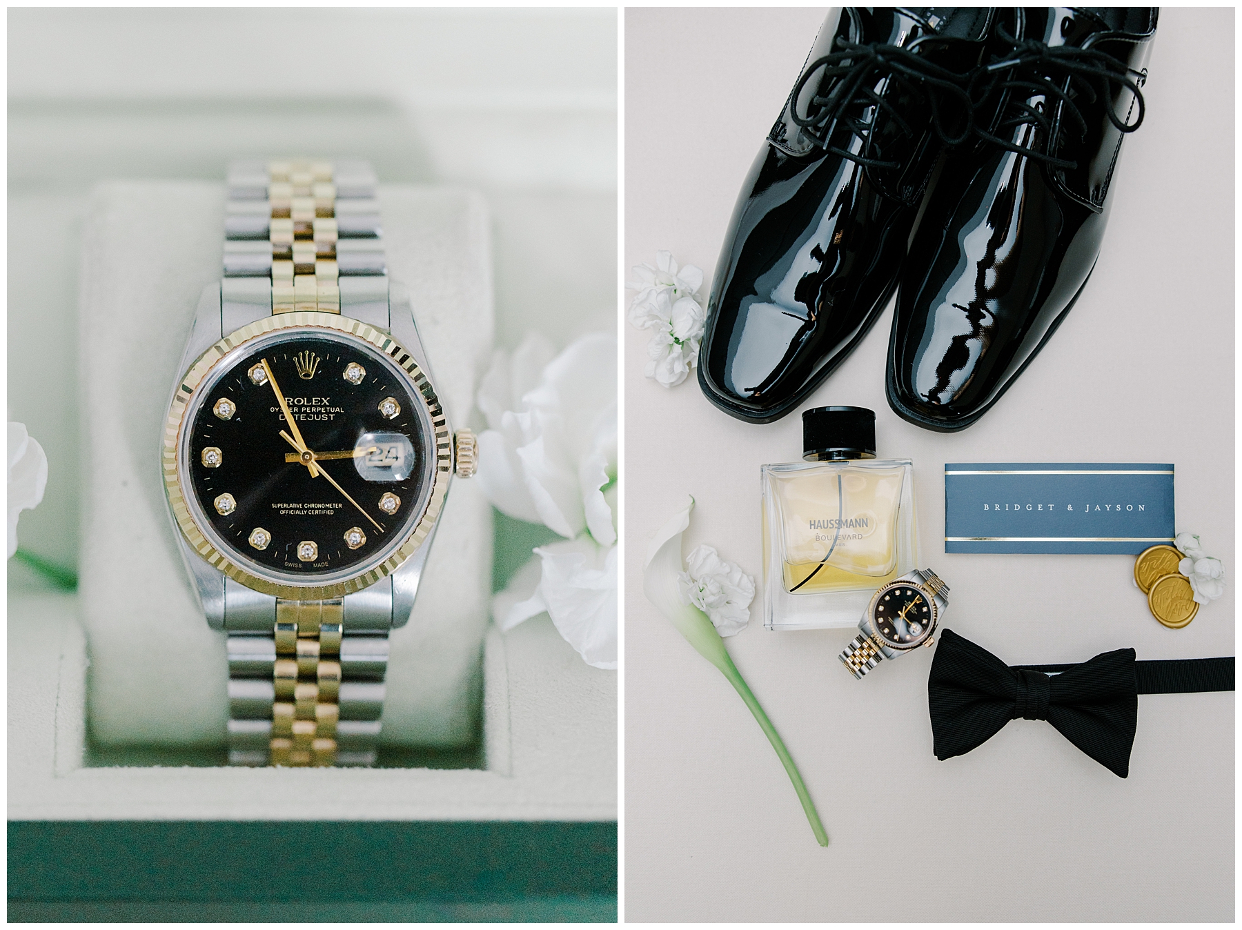 groom wedding details in flat lay design from Elegant Lakeview Pavilion Wedding 