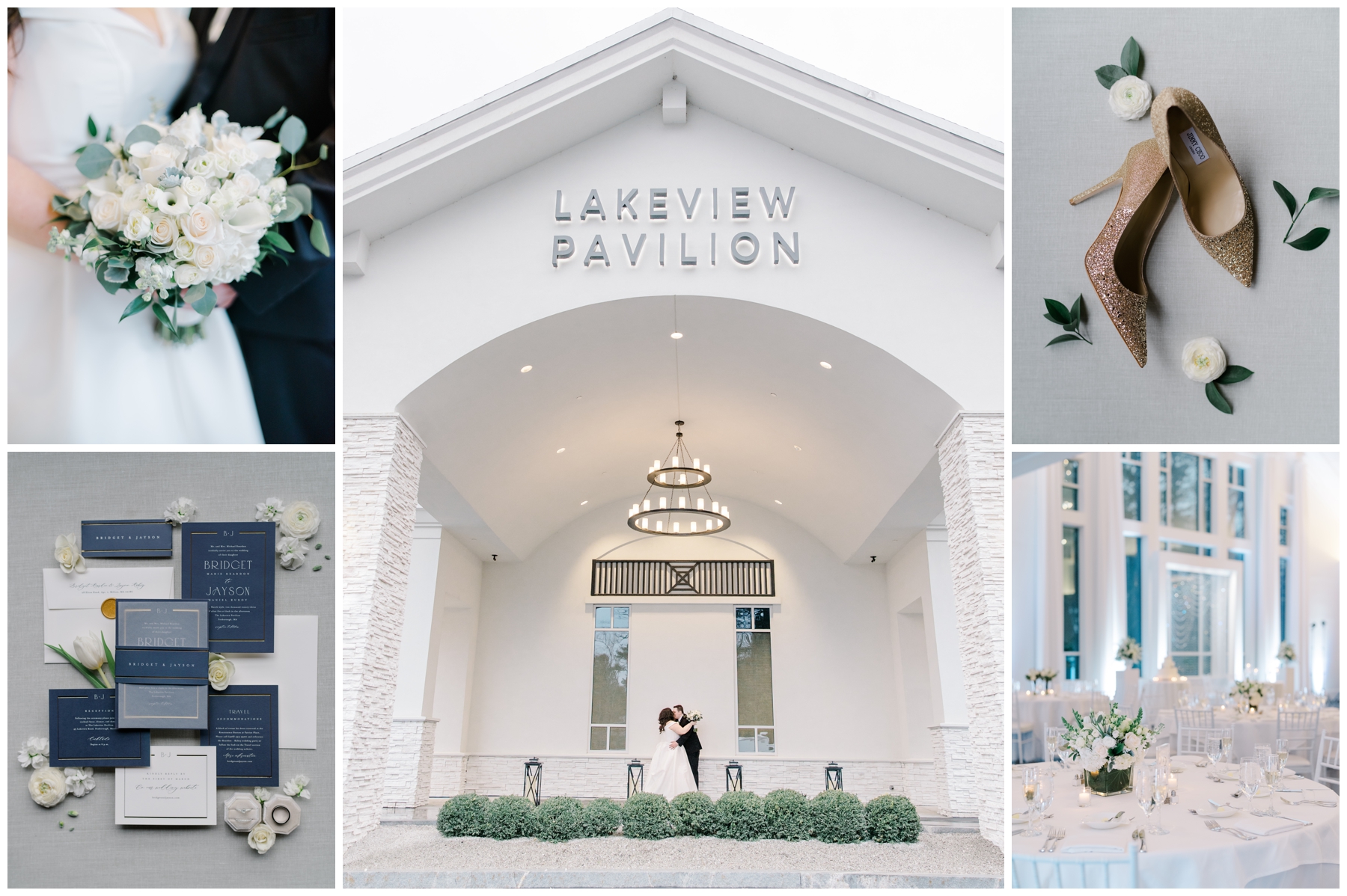 Elegant Lakeview Pavilion Wedding photographed by Boston Wedding photographer Stephanie Berenson