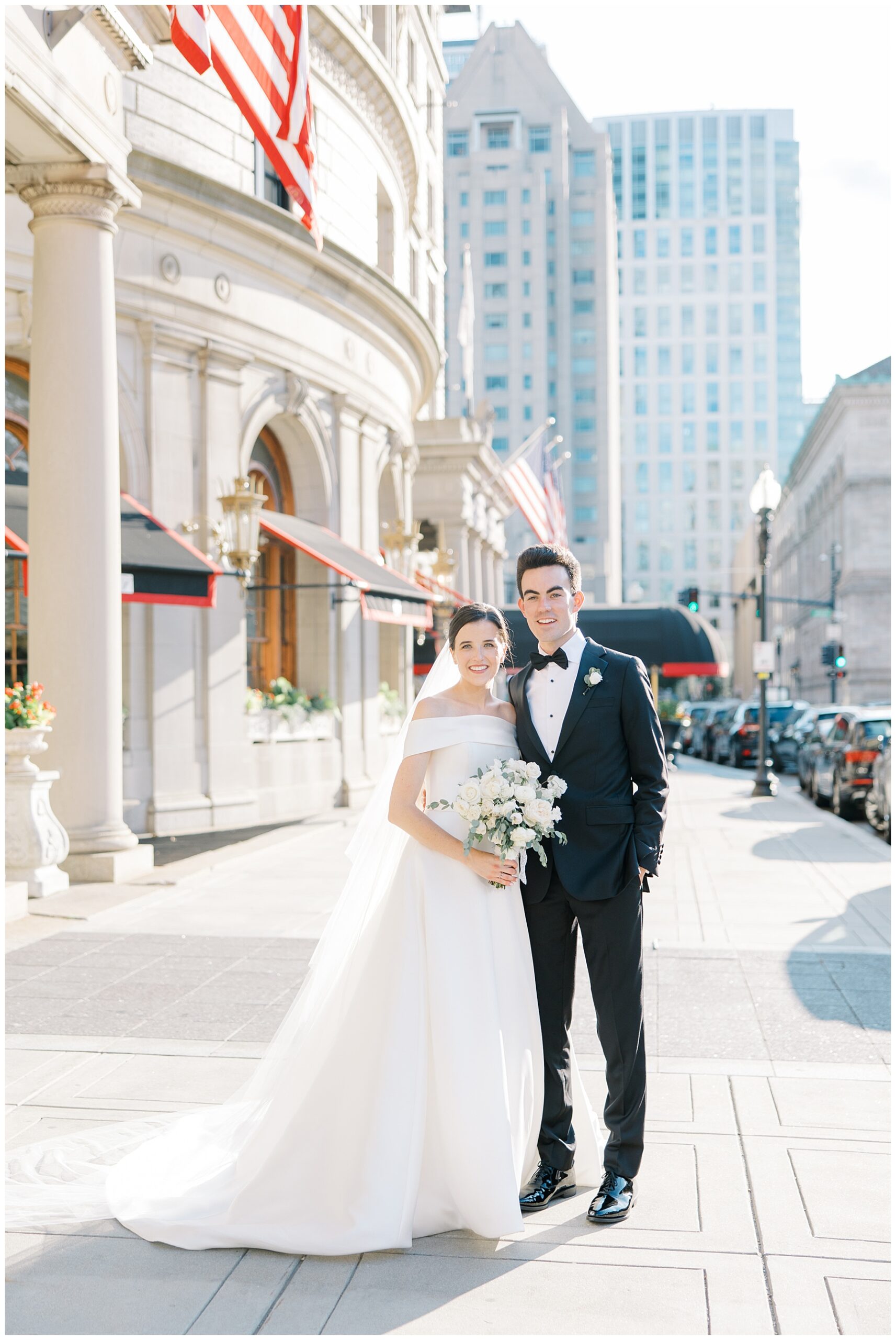 downtown Boston wedding portaits