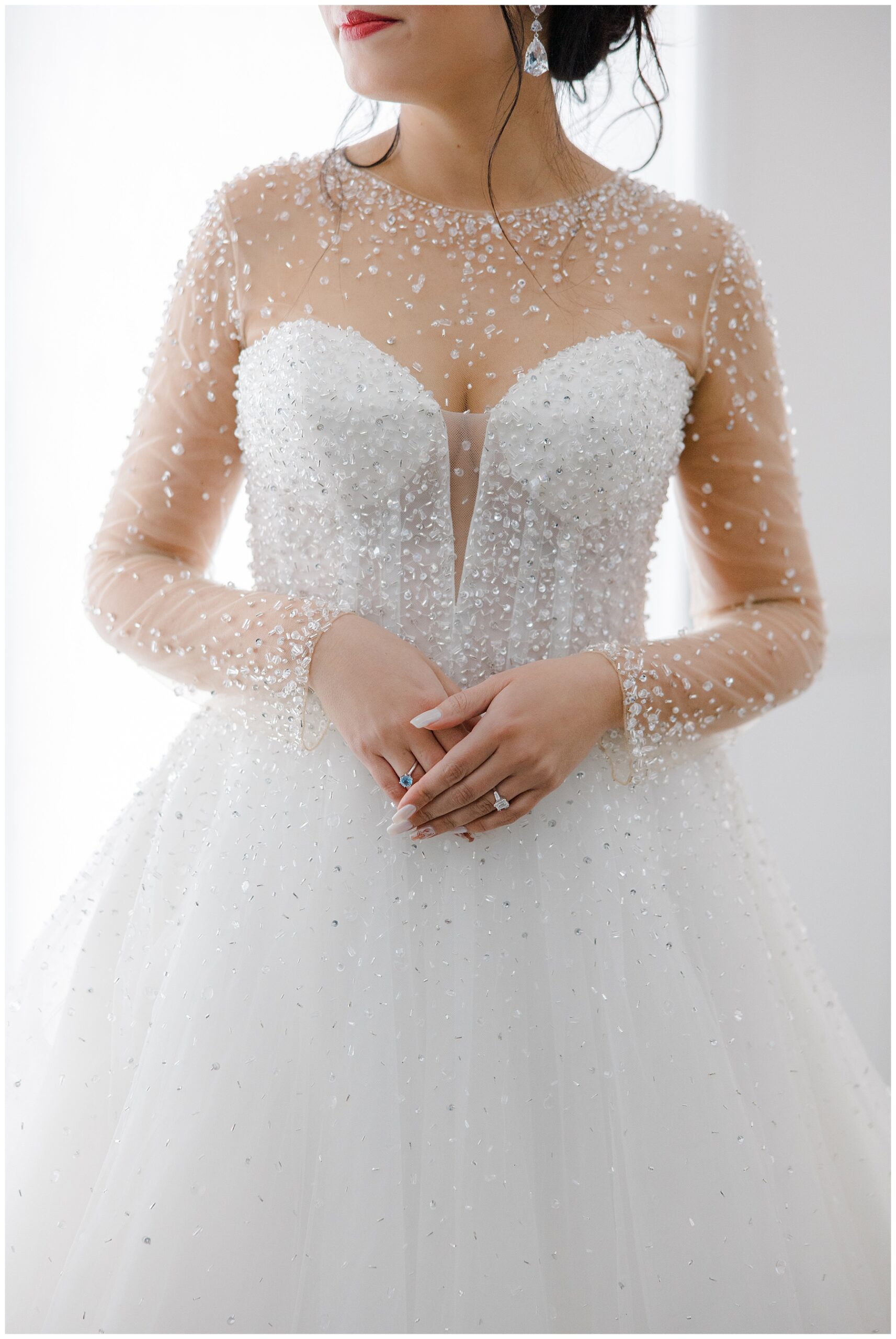 stunning bridal wedding gown 