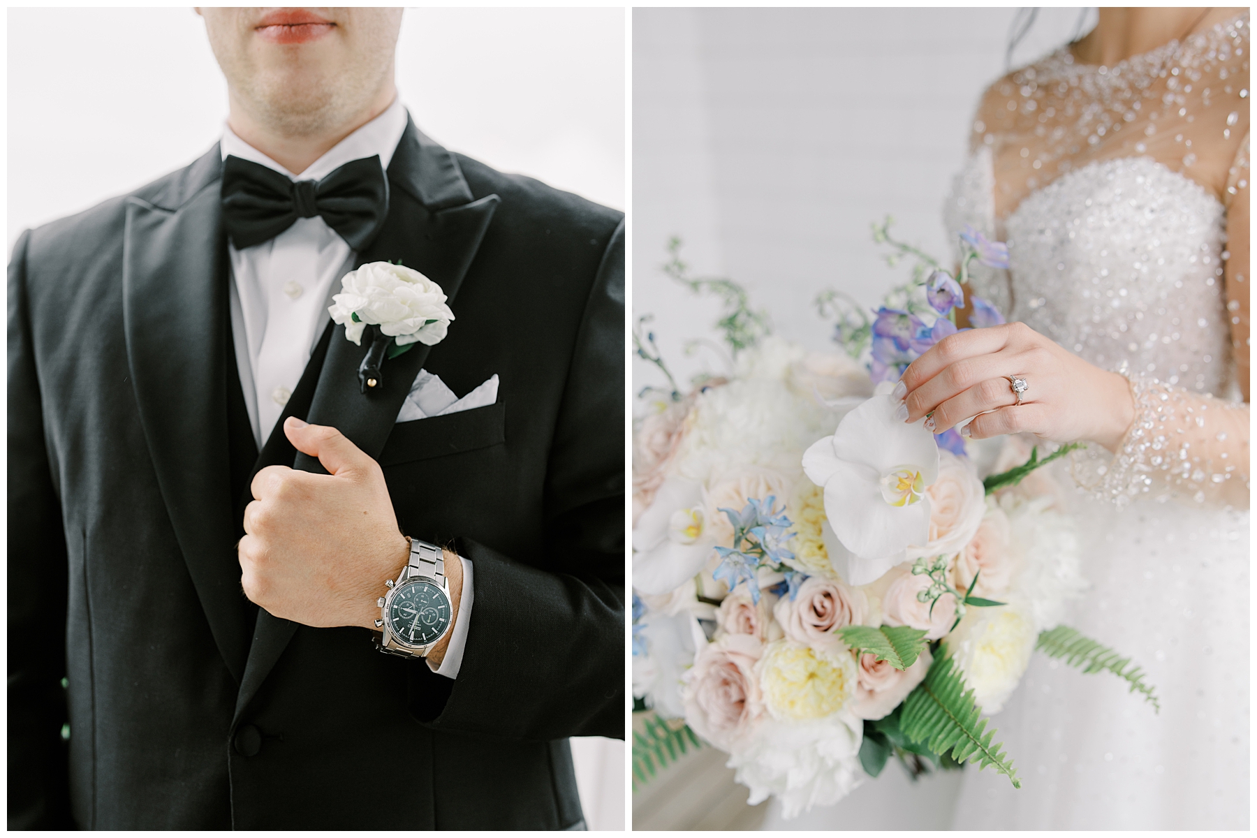 bride and groom details 