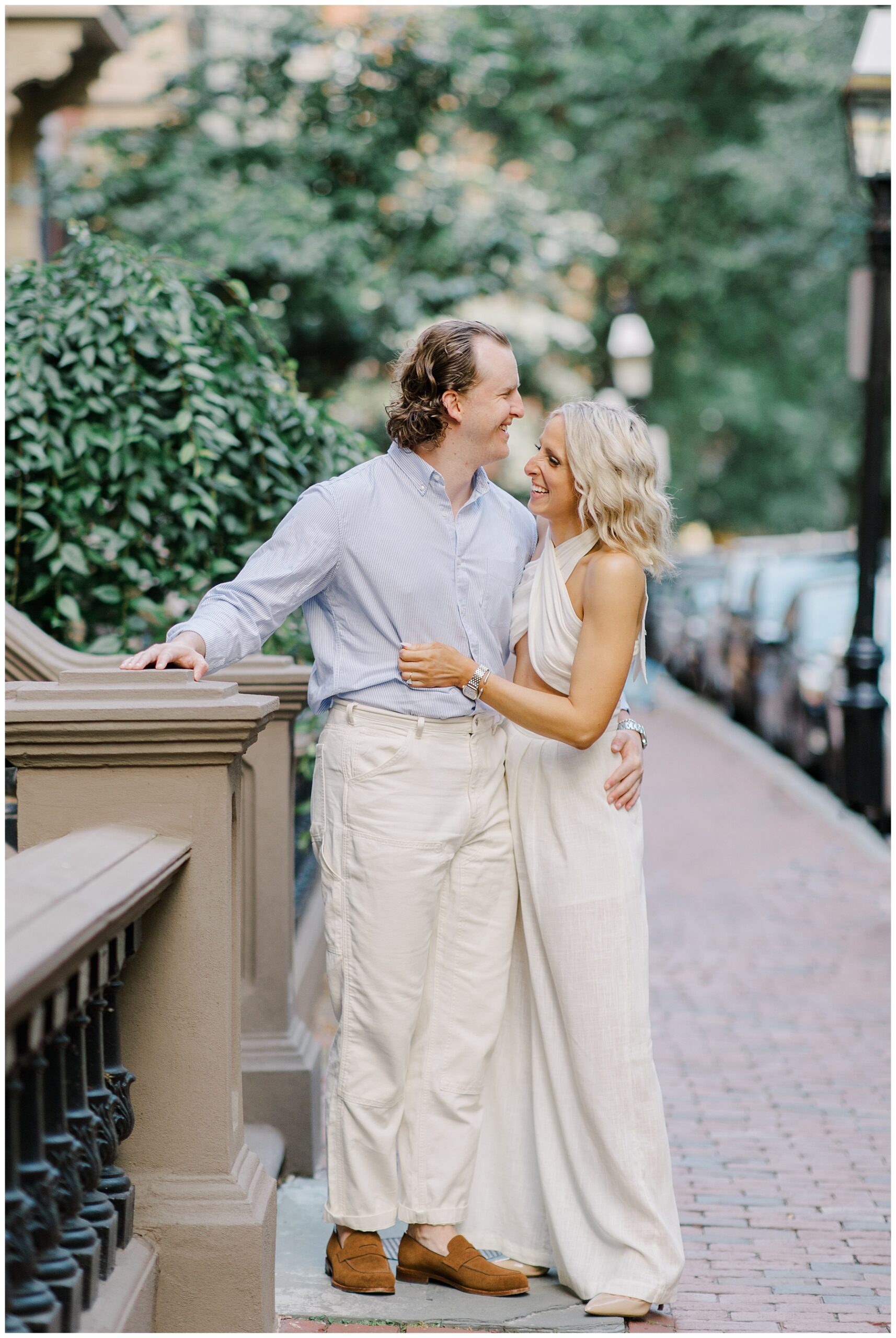 romantic and candid engagement portaits by Boston Engagement photographer, Stephanie Berenson Photography 