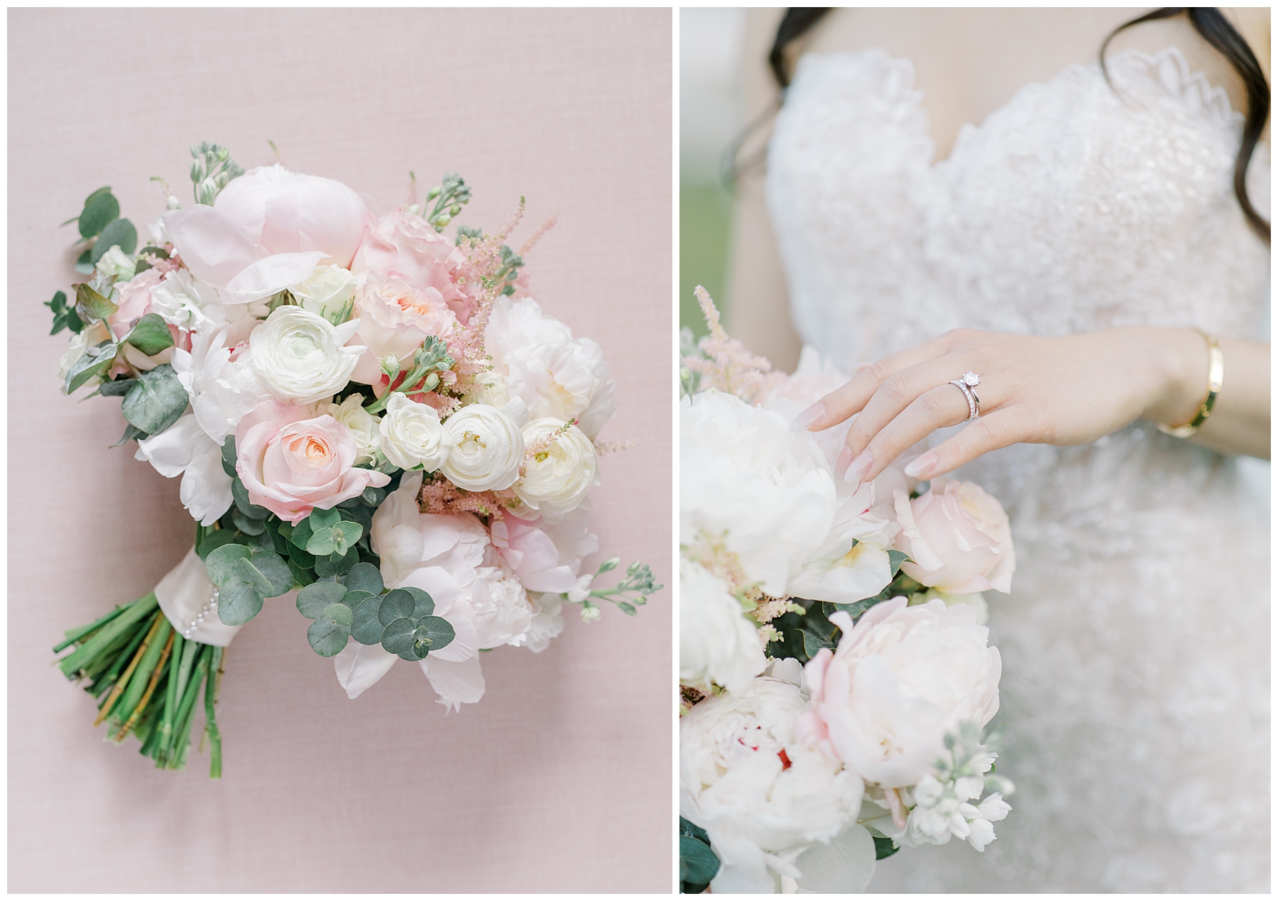 Timeless and Elegant Summer bridal bouquet 