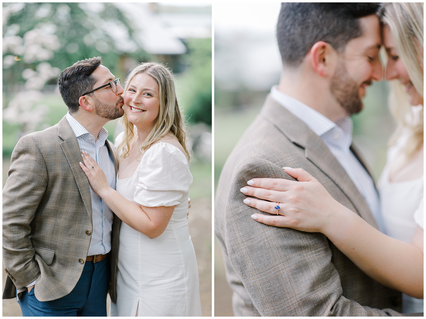 engaged couple during Intimate Engagement Session