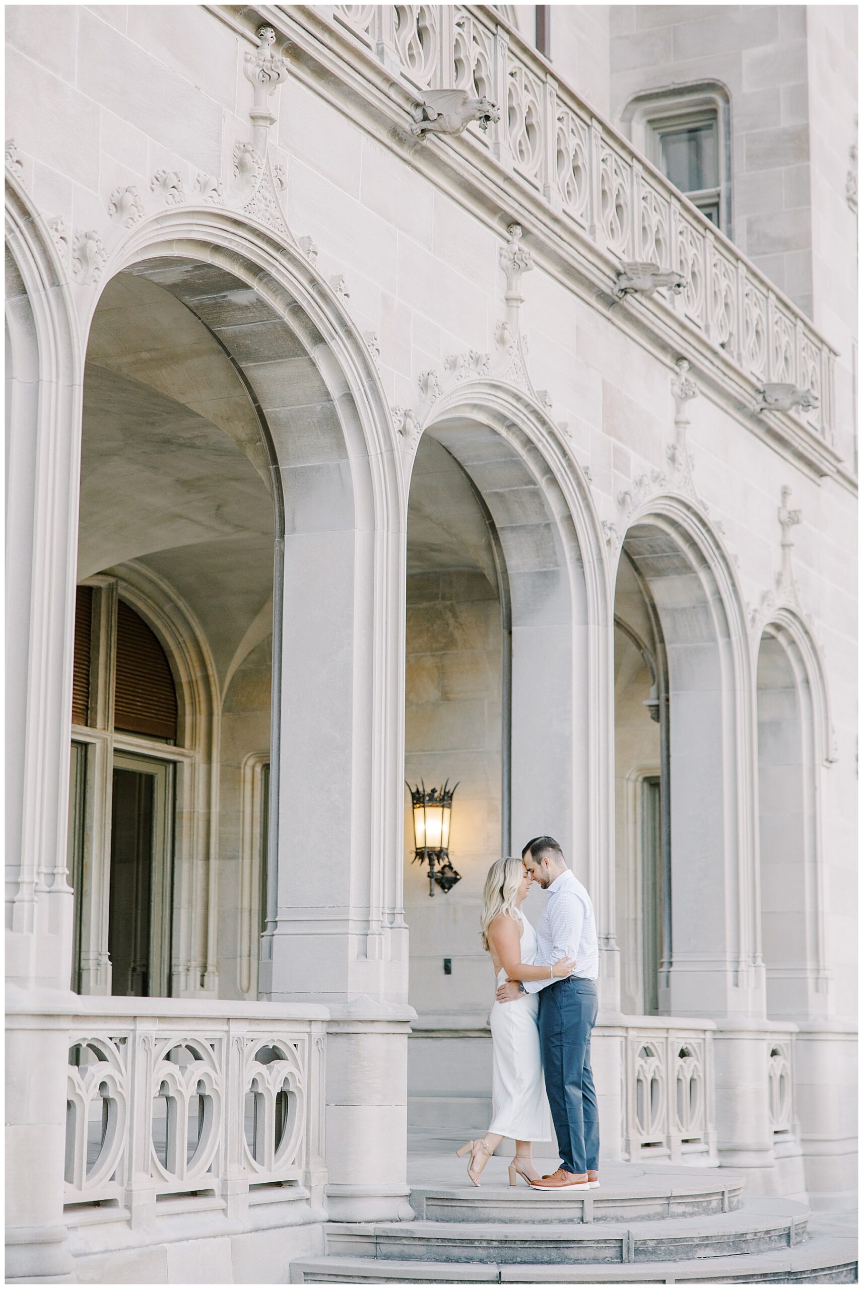 candid engagement portraits at Ochre Court  