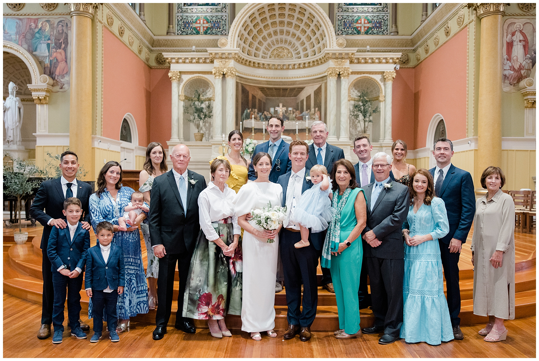 family portraits from Intimate Boston Wedding in Beacon Hill