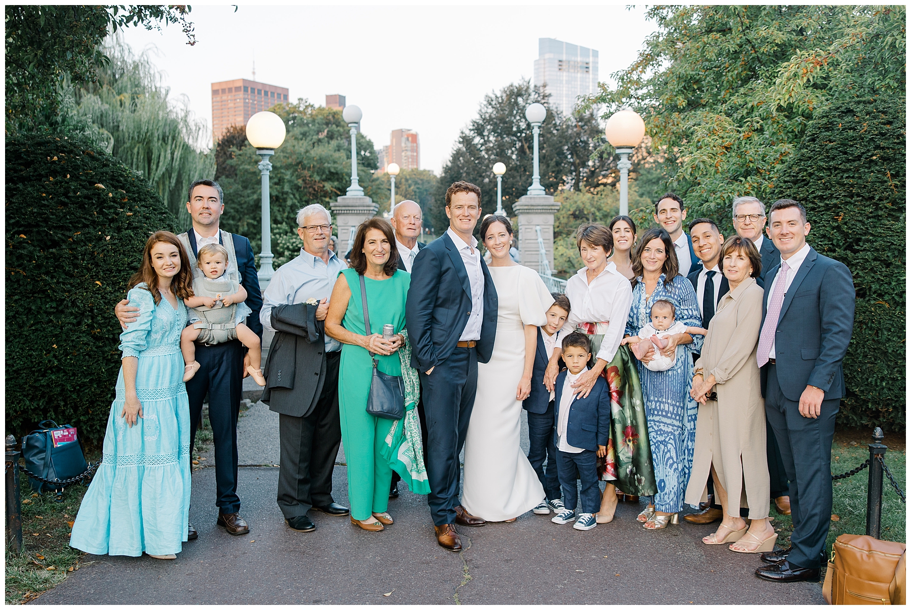 family portraits from Intimate Boston Wedding in Beacon Hill