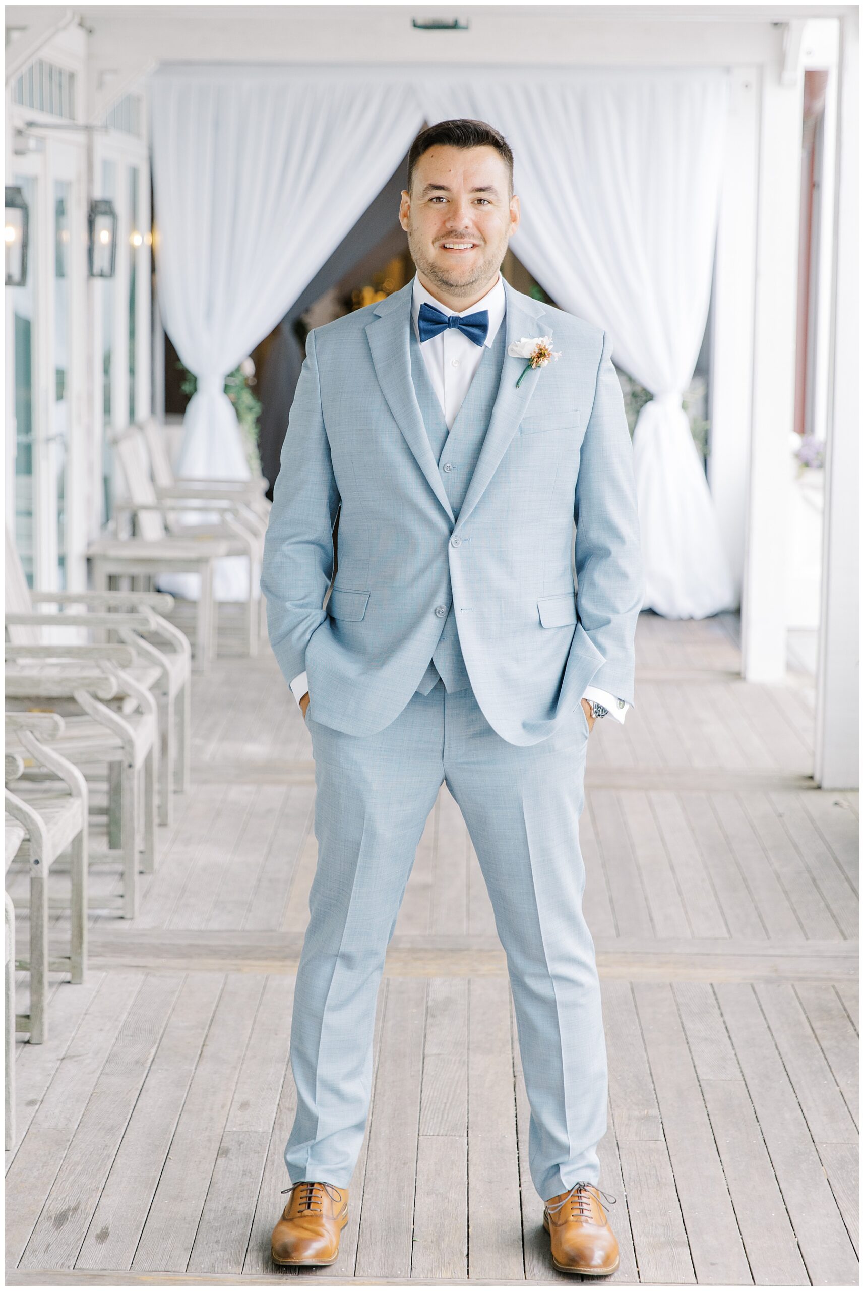 groom portraits at Luxury Cape Cod Wedding at the Wequassett Resort