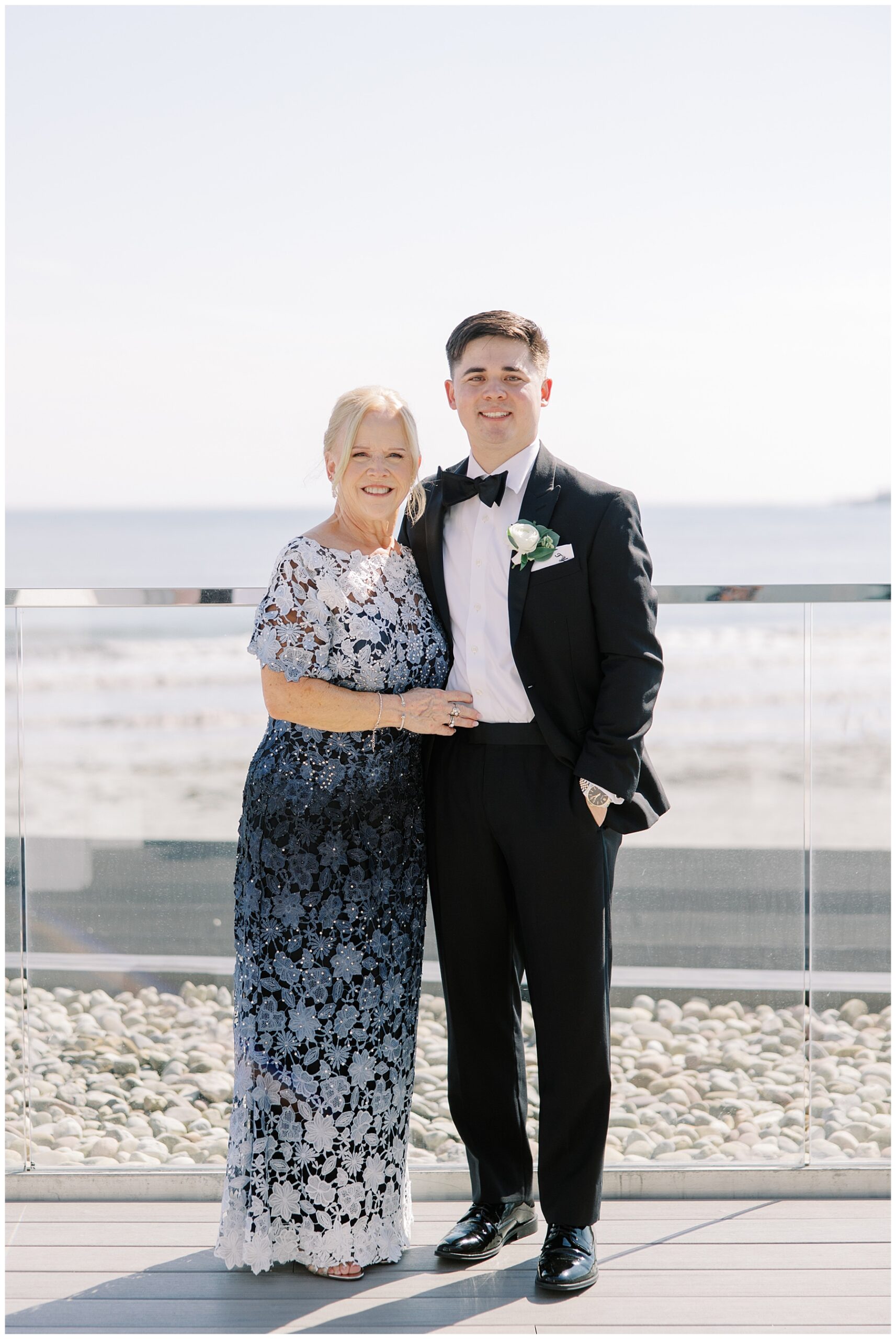 groom and mother