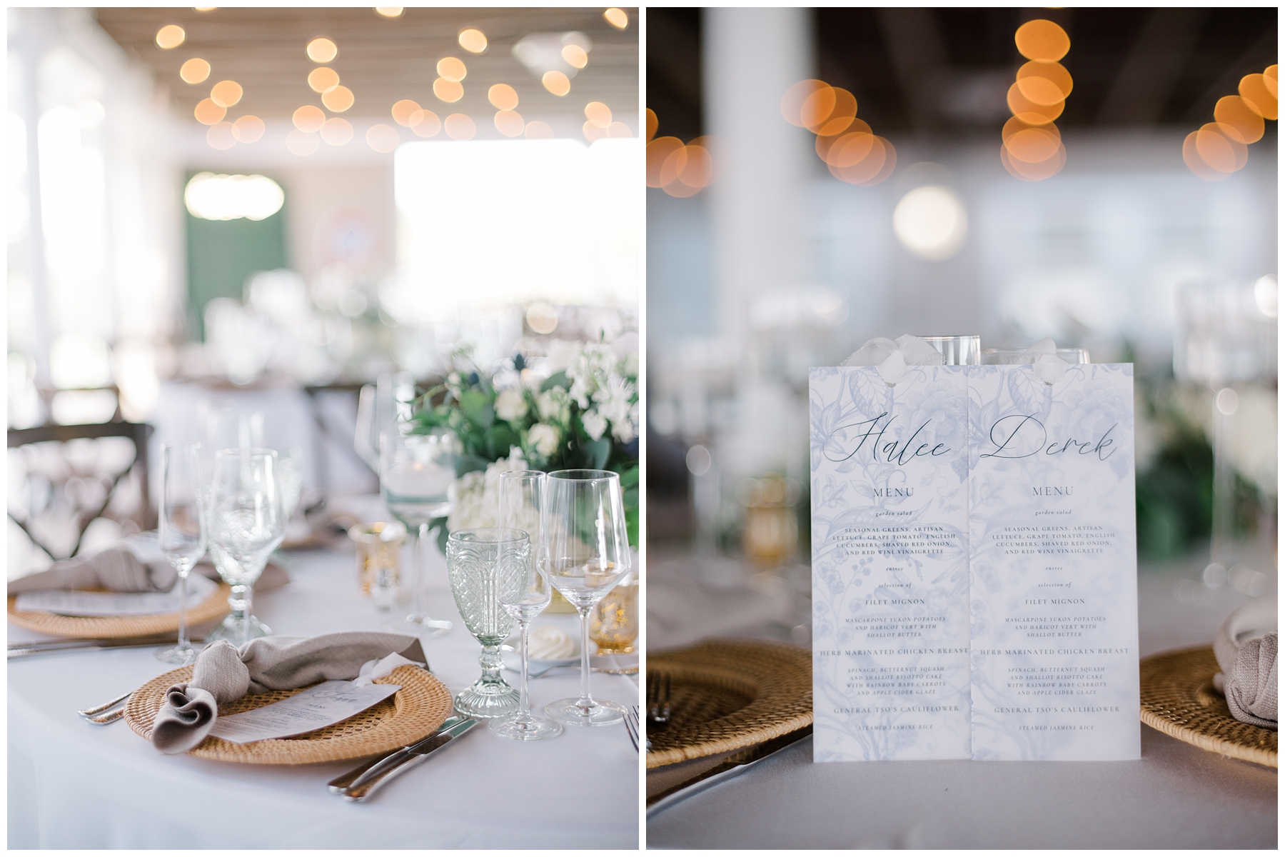 wedding details from romantic waterfront wedding venue, Shining Tides