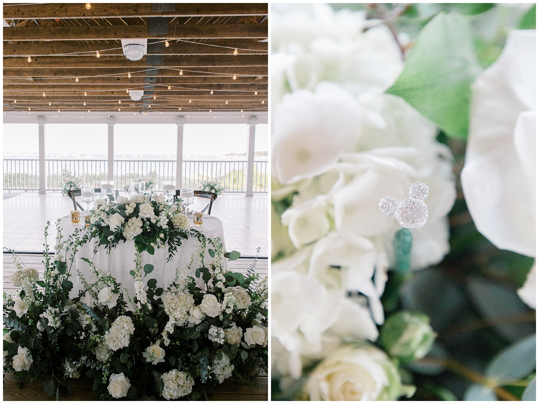 classic white florals from Dreamy Shining Tides Wedding