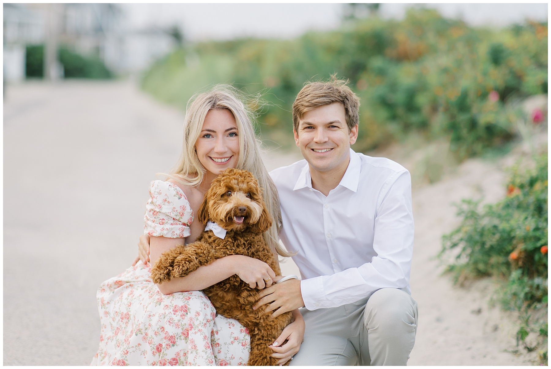 Engagement Session with couple's dog