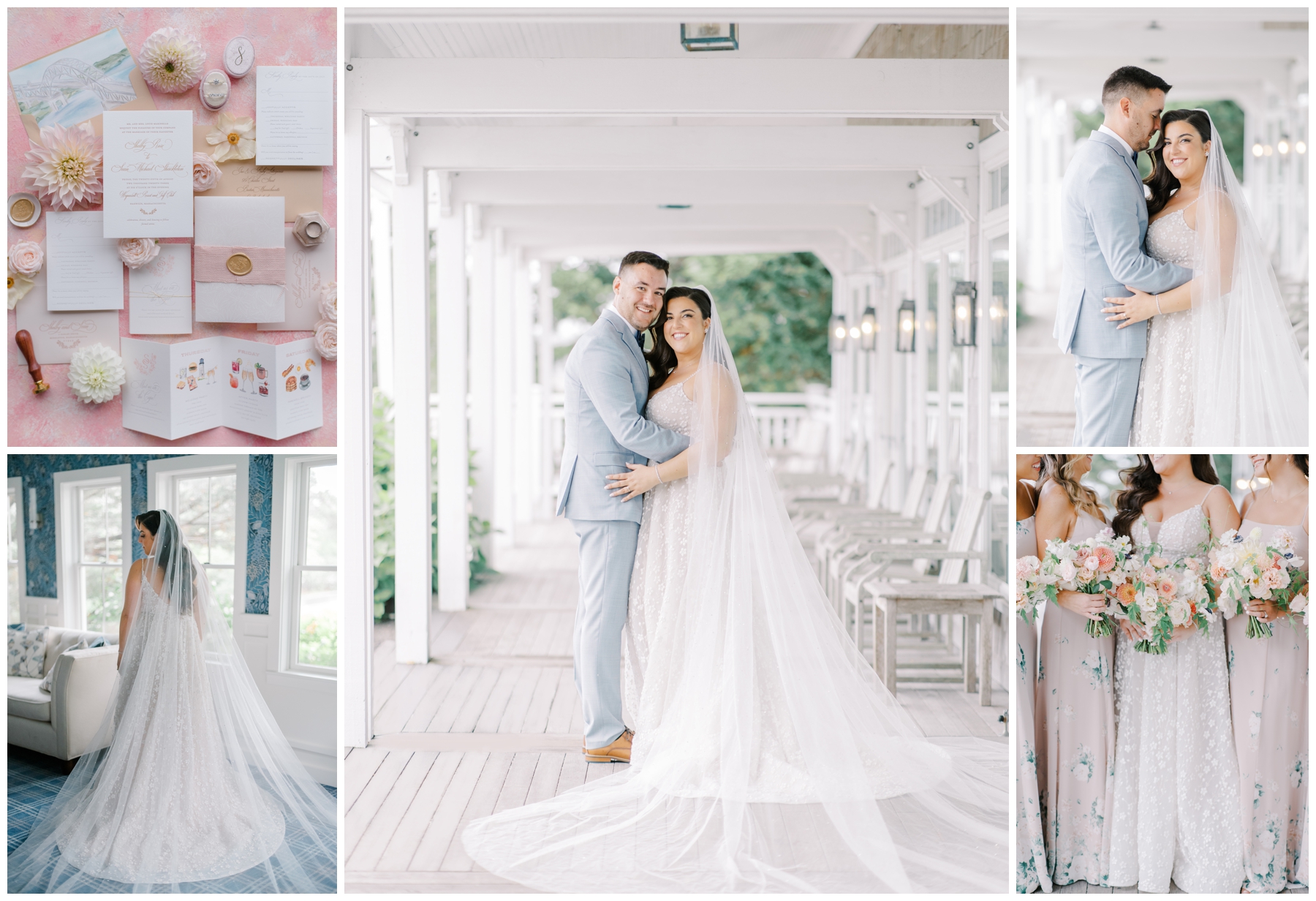 Luxury Cape Cod Wedding at the Wequassett Resort photographed by Stephanie Berenson Photography