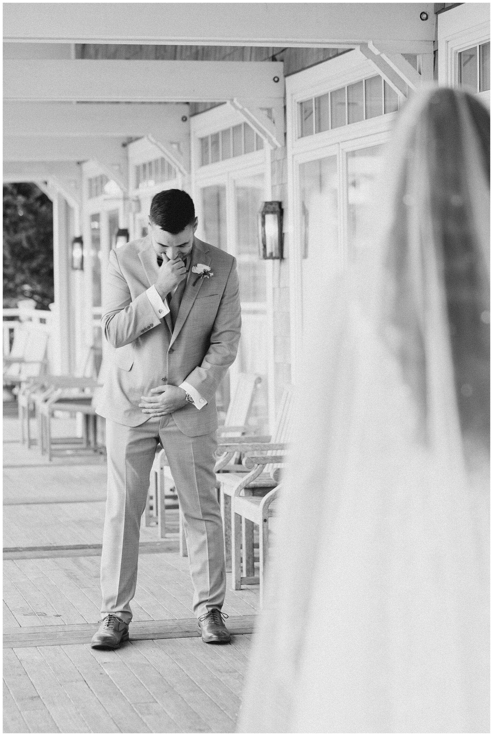 first look portaits from Luxury Cape Cod Wedding at the Wequassett Resort