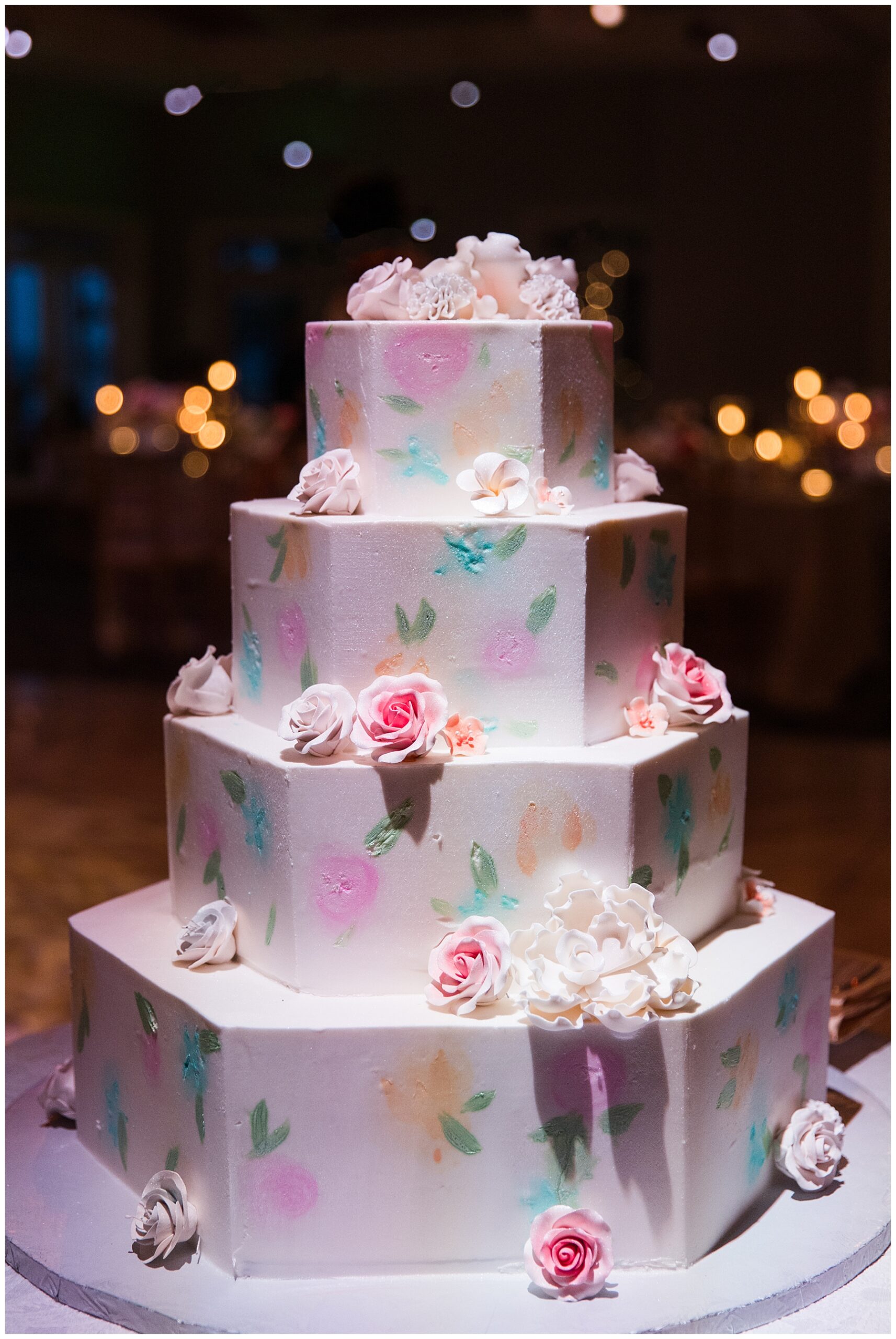 modern wedding cake from Luxury Cape Cod Wedding at the Wequassett Resort