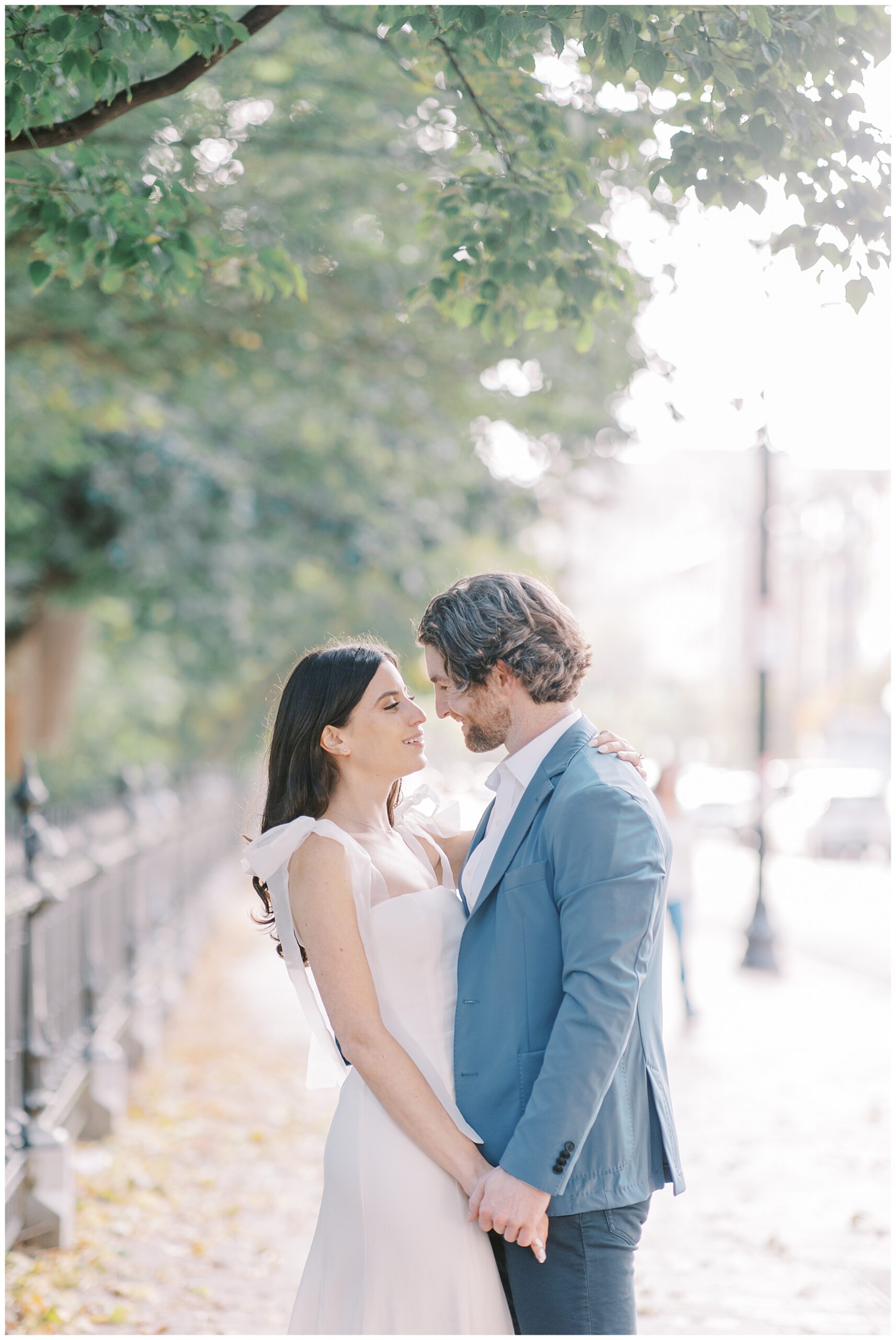 intimate engagement session in Boston