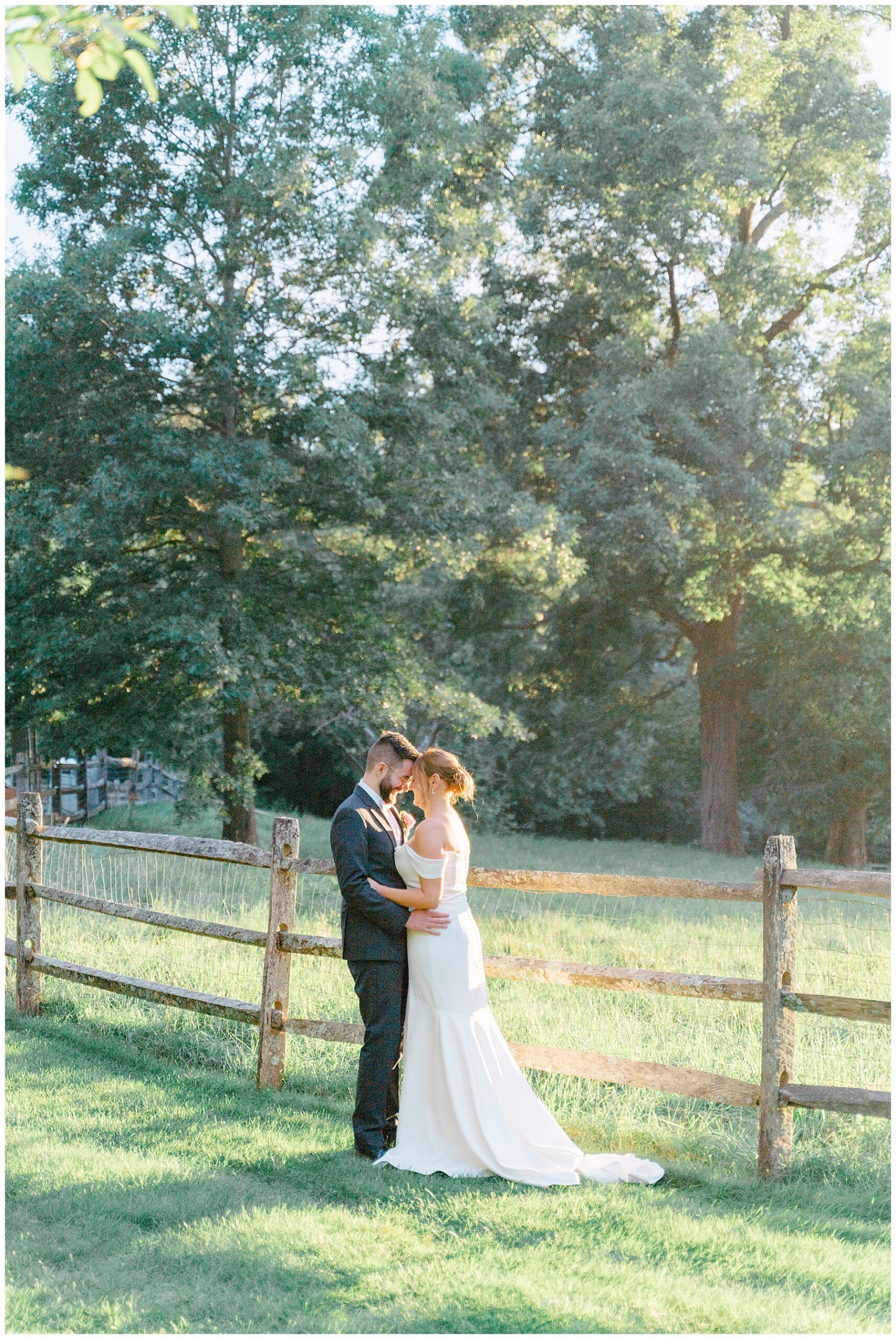 light and airy newlywed portraits from Summer Bradley Estate Wedding