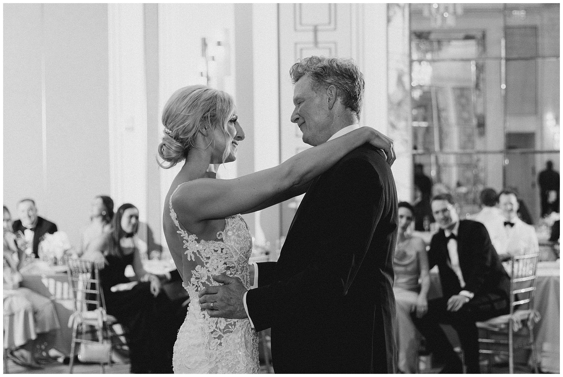 candid portraits from father-daughter dance