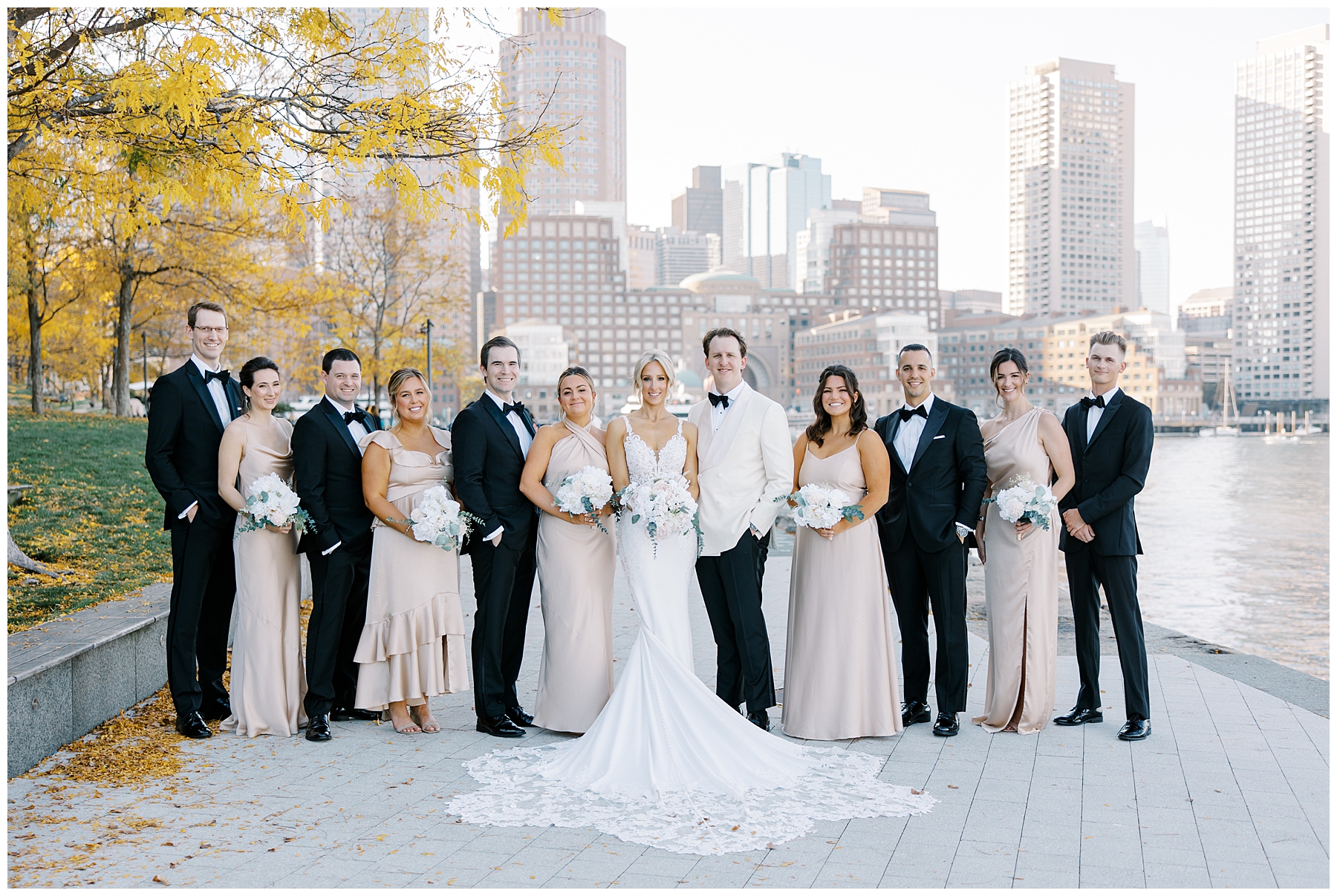 Elegant Boston Wedding portraits 