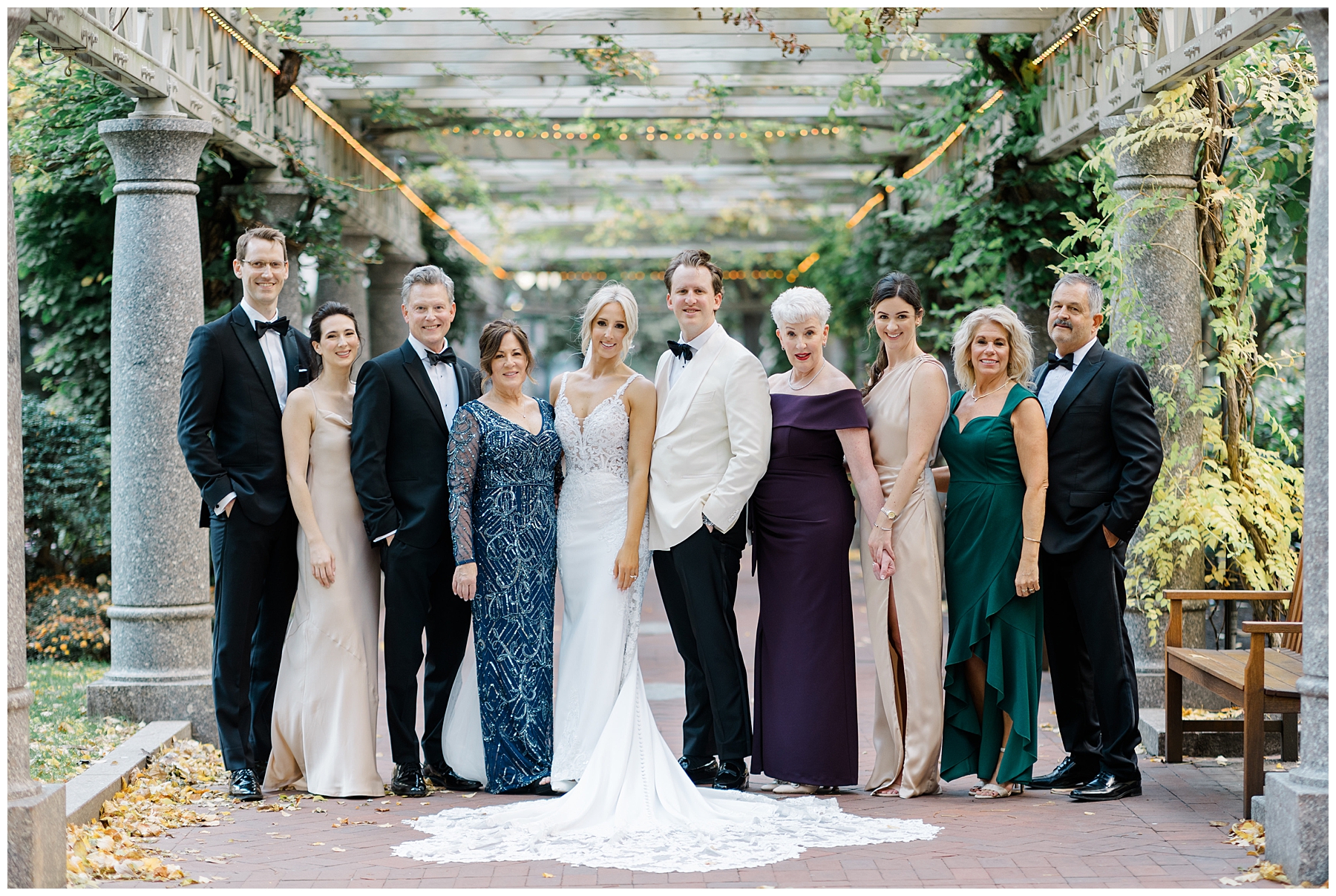 family portraits from Boston wedding
