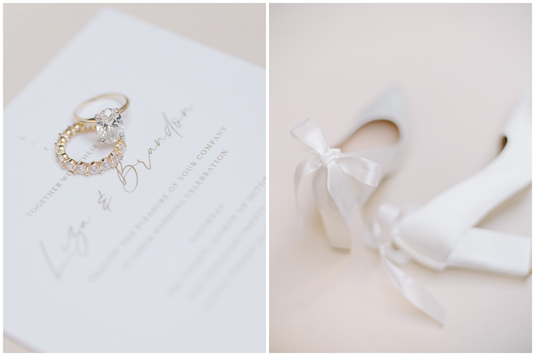 wedding invitations and bridal details