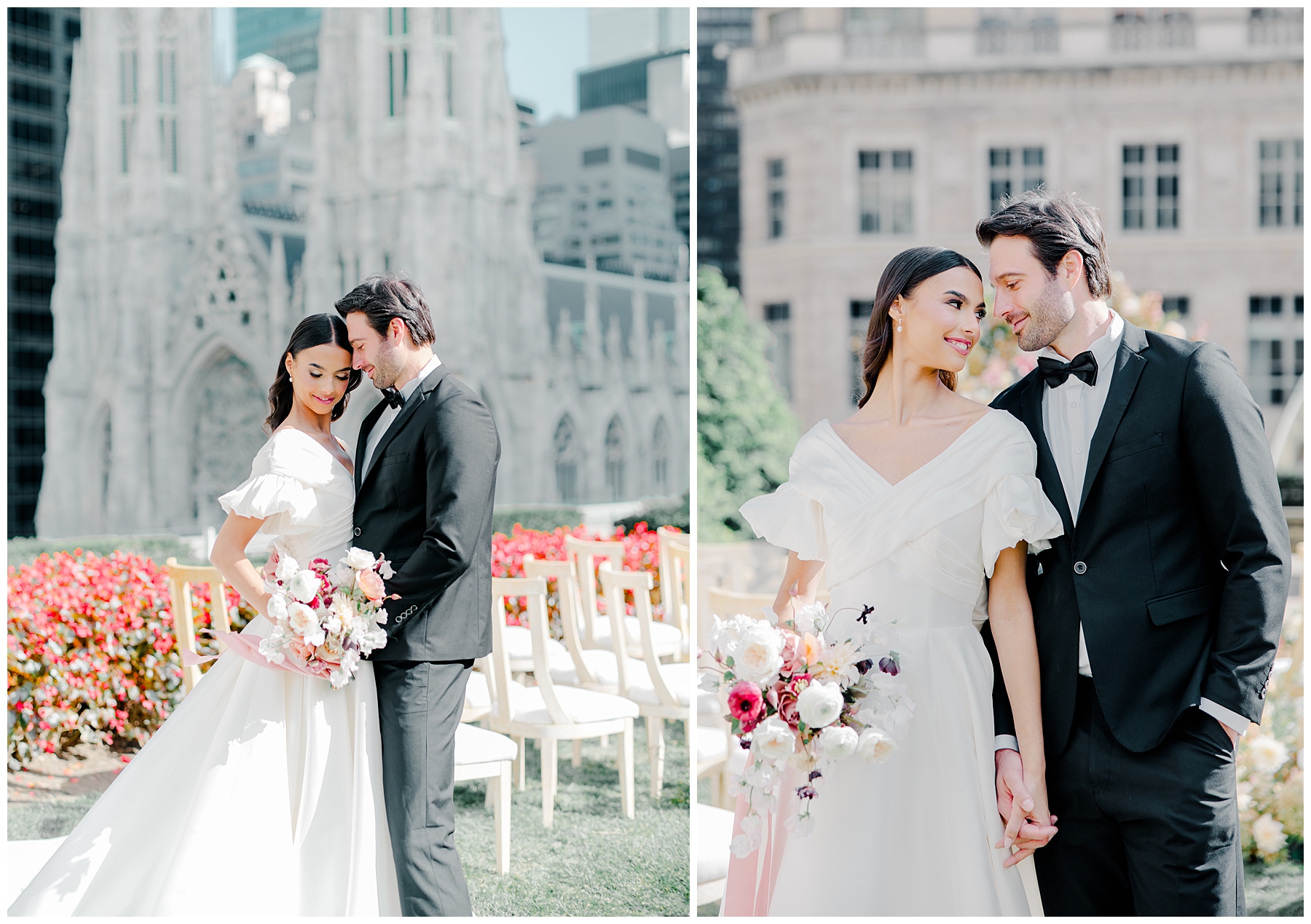 bride and groom portraits from 620 Loft and Garden Wedding in New York City
