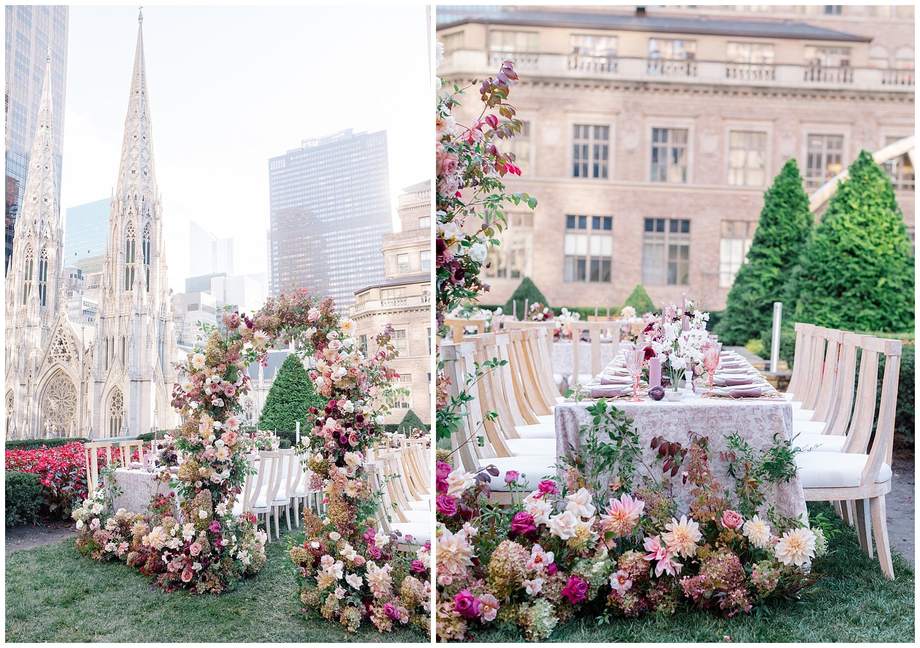 enchanting garden floral wedding details 